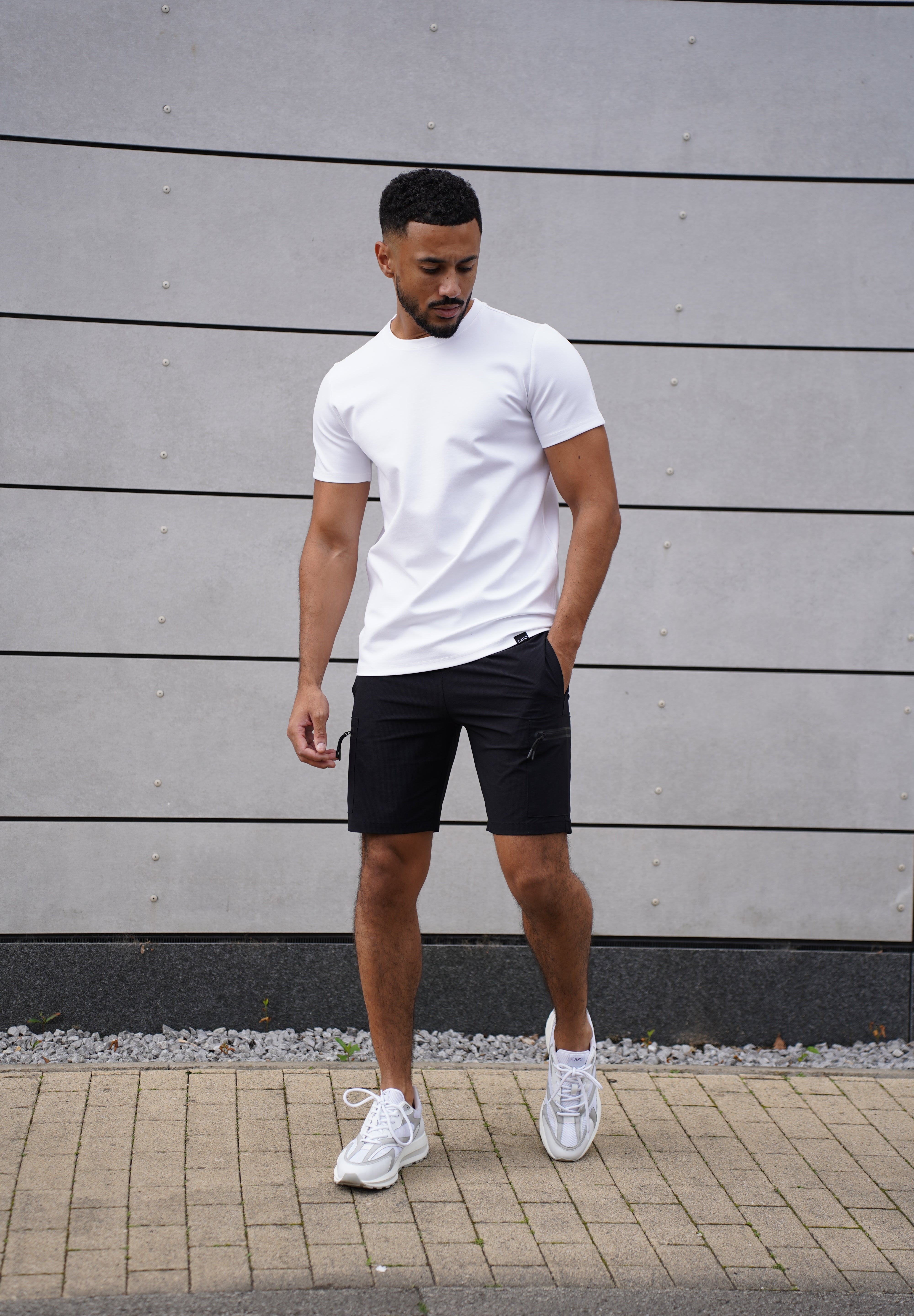 Capo Utility Tech Cargo Short - Black