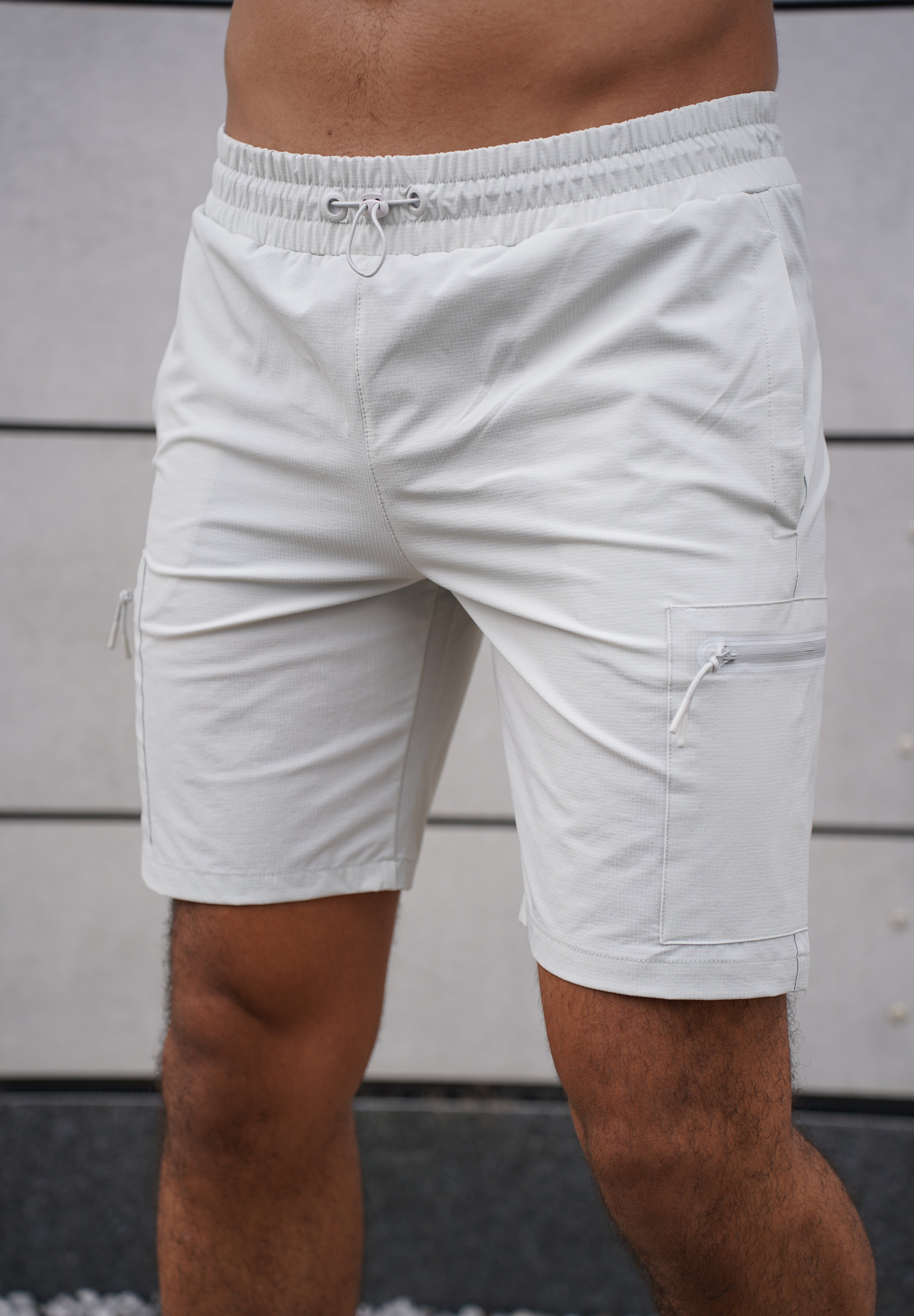 Capo Utility Tech Cargo Short - Light Grey