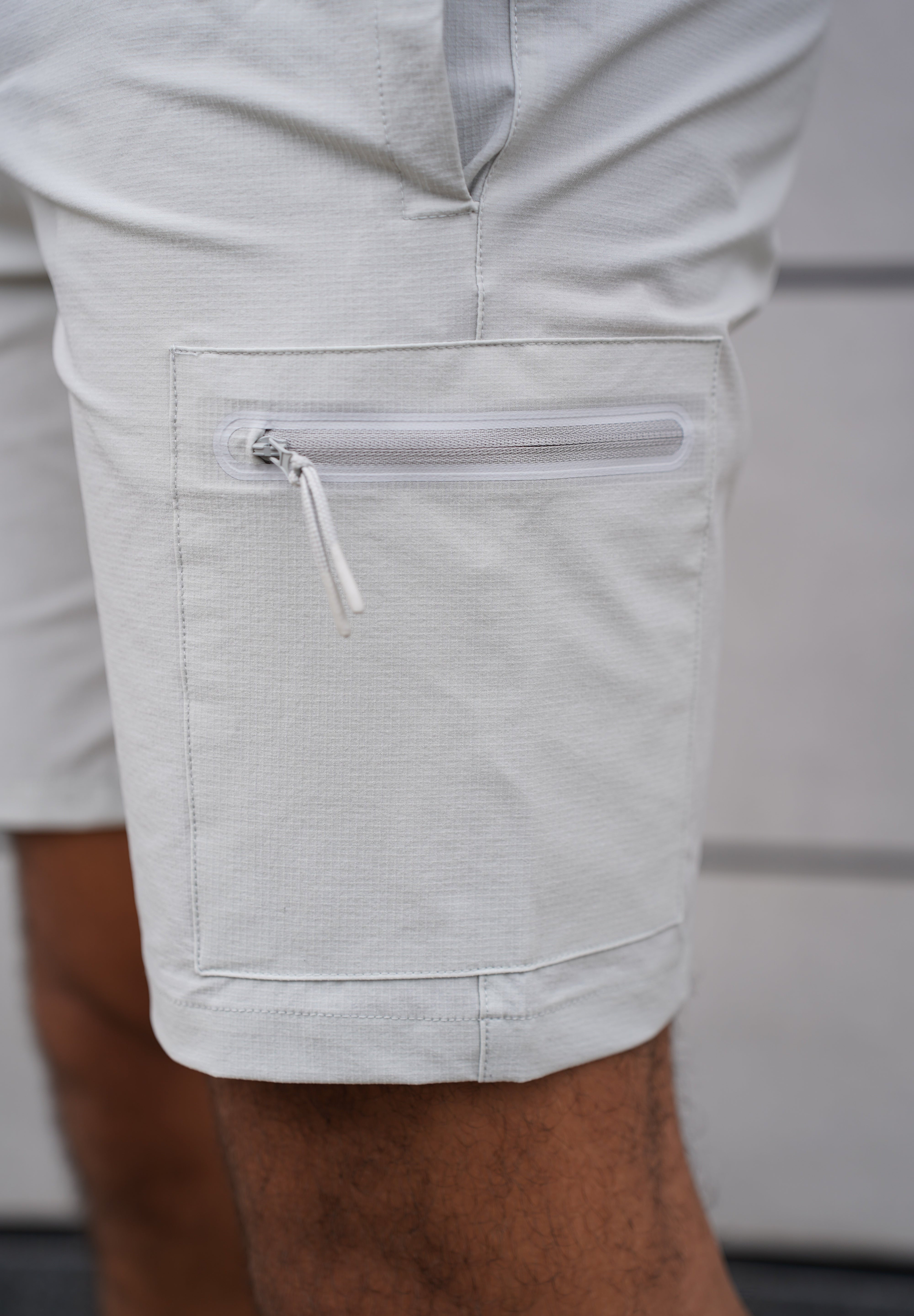 Capo Utility Tech Cargo Short - Light Grey
