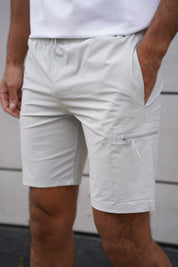 Capo Utility Tech Cargo Short - Light Grey
