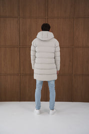 Capo Mid-Length Puffer Coat - Stone