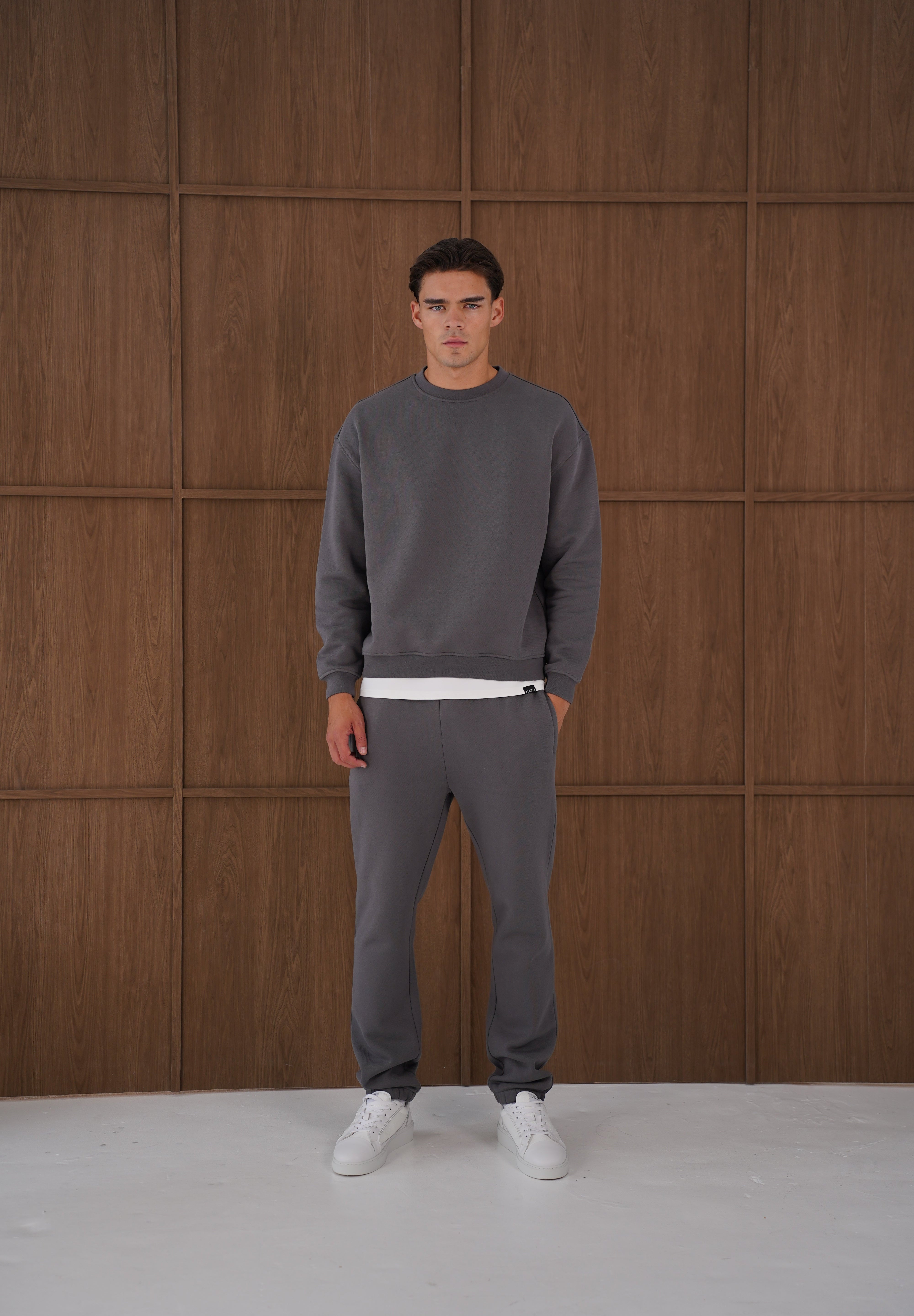 Capo Heavyweight Cuffed Pant - Charcoal