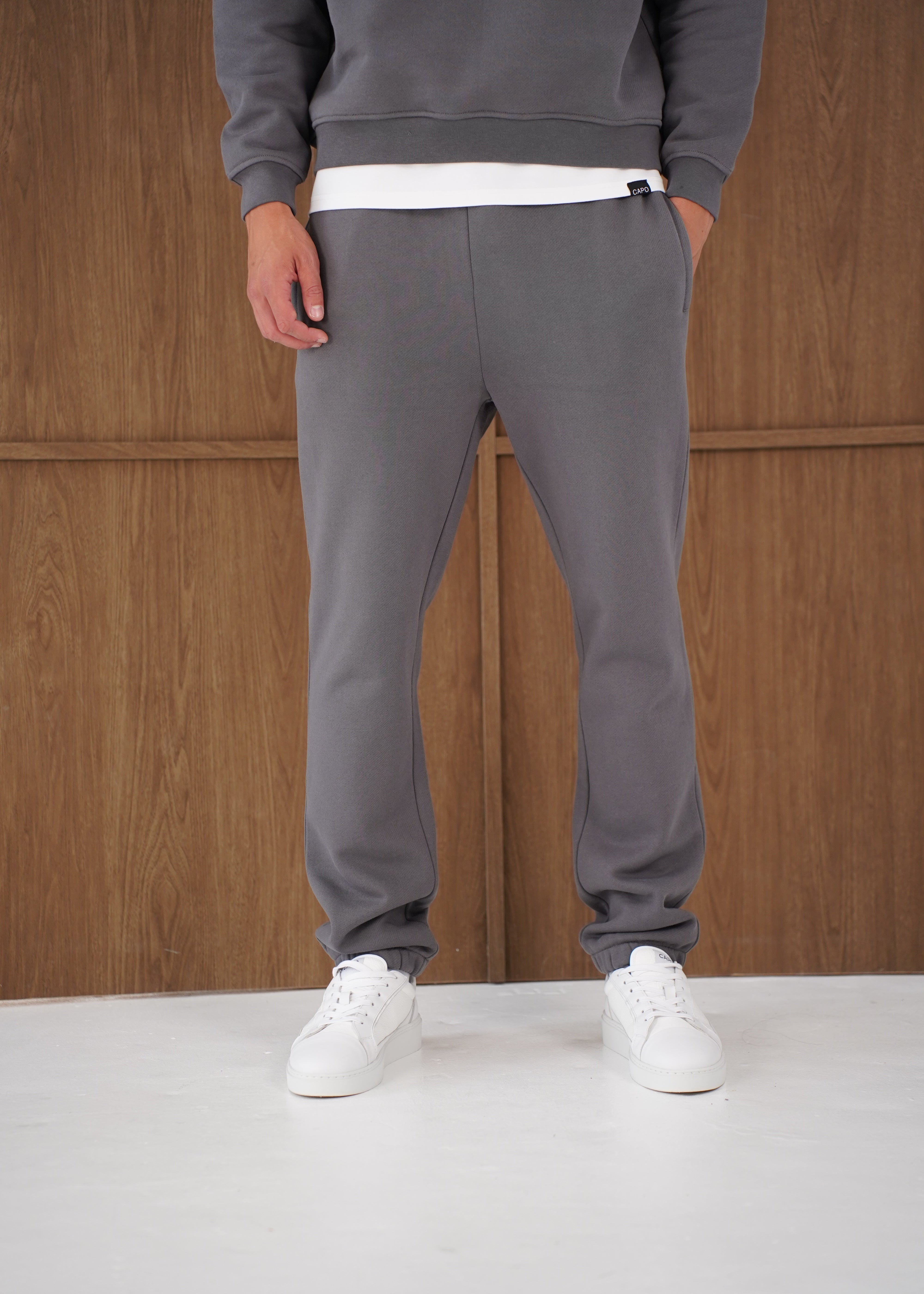 Capo Heavyweight Cuffed Pant - Charcoal