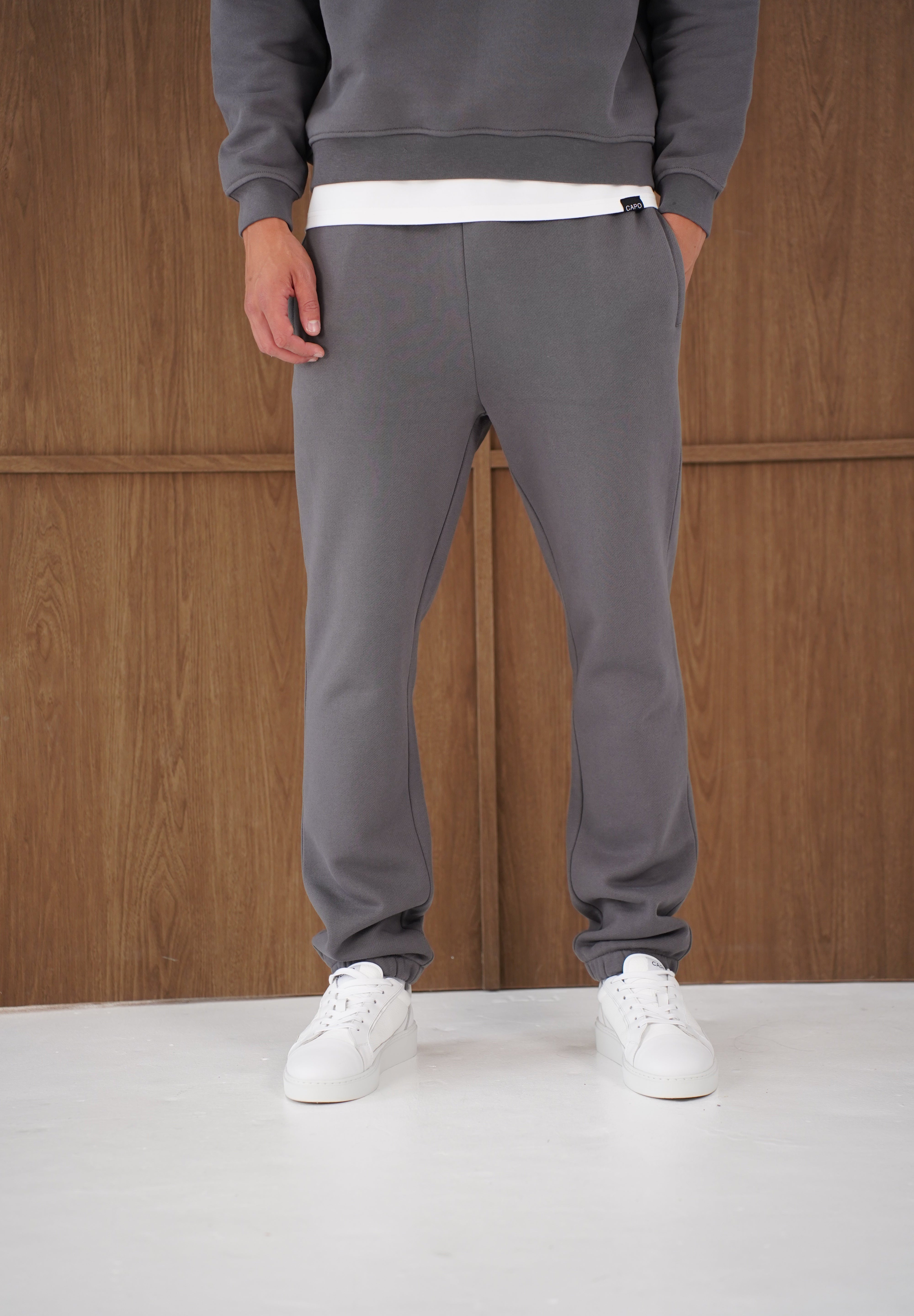 Capo Heavyweight Cuffed Pant - Charcoal