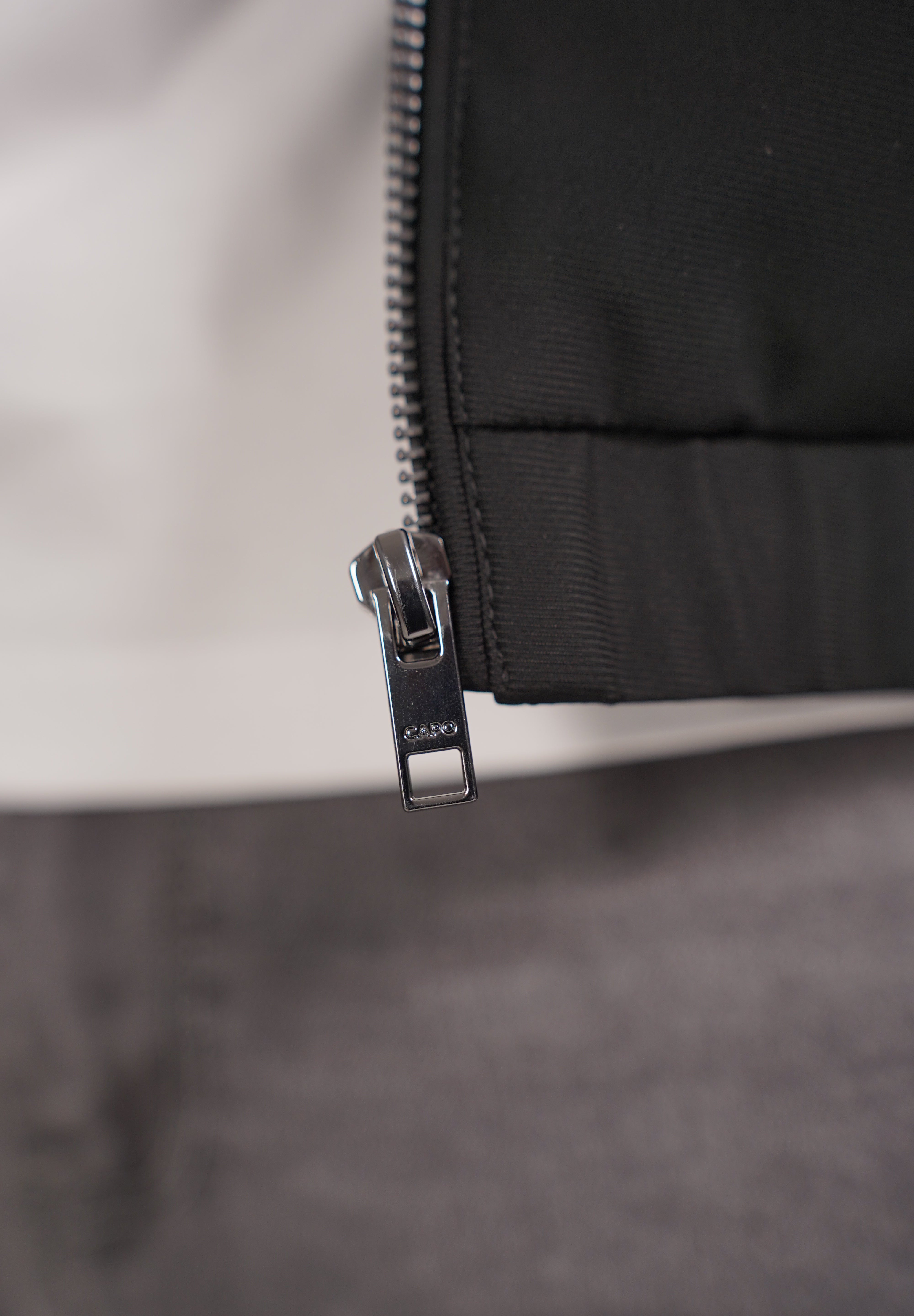 Capo Padded Collar Jacket - Black