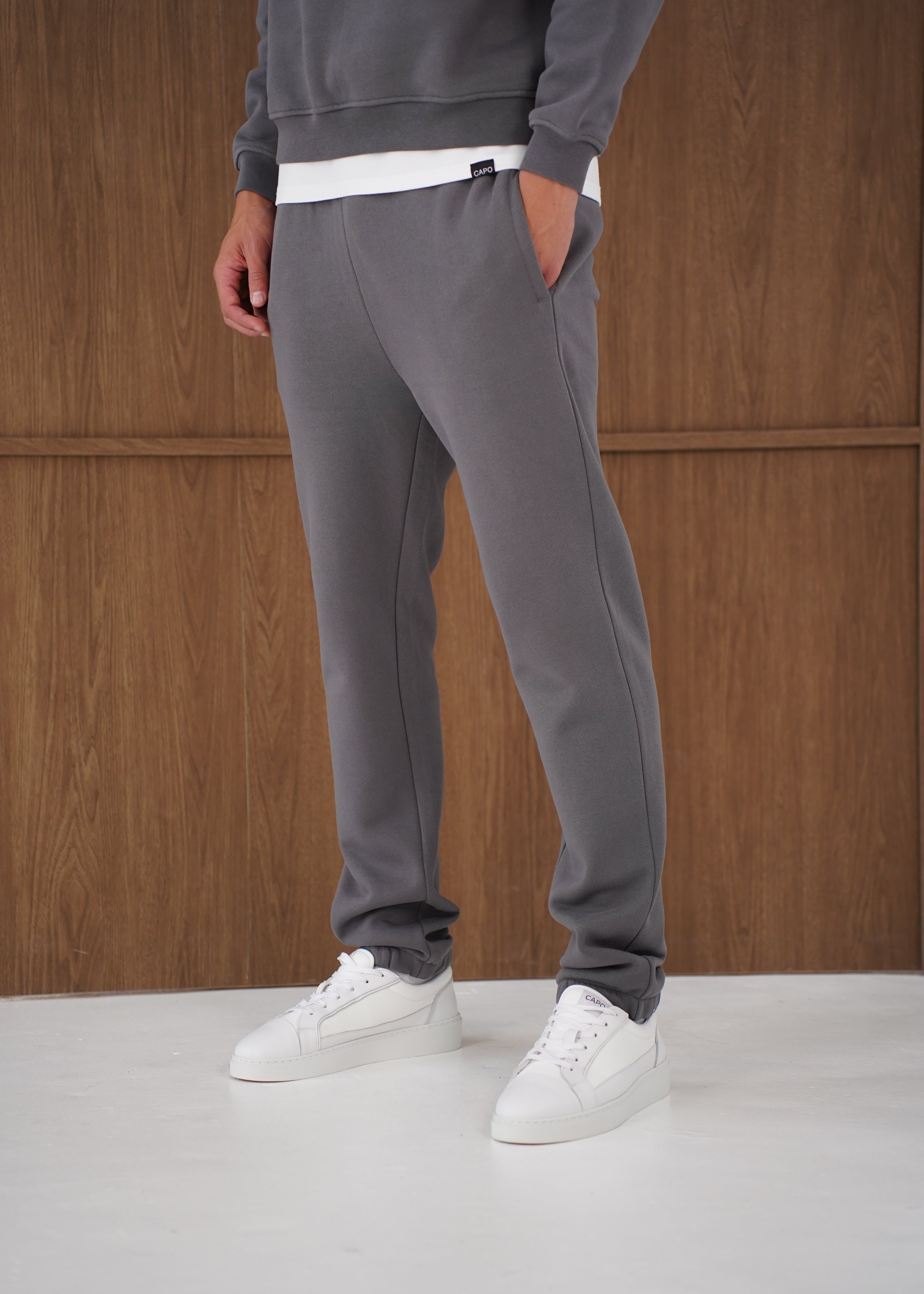 Capo Heavyweight Cuffed Pant - Charcoal