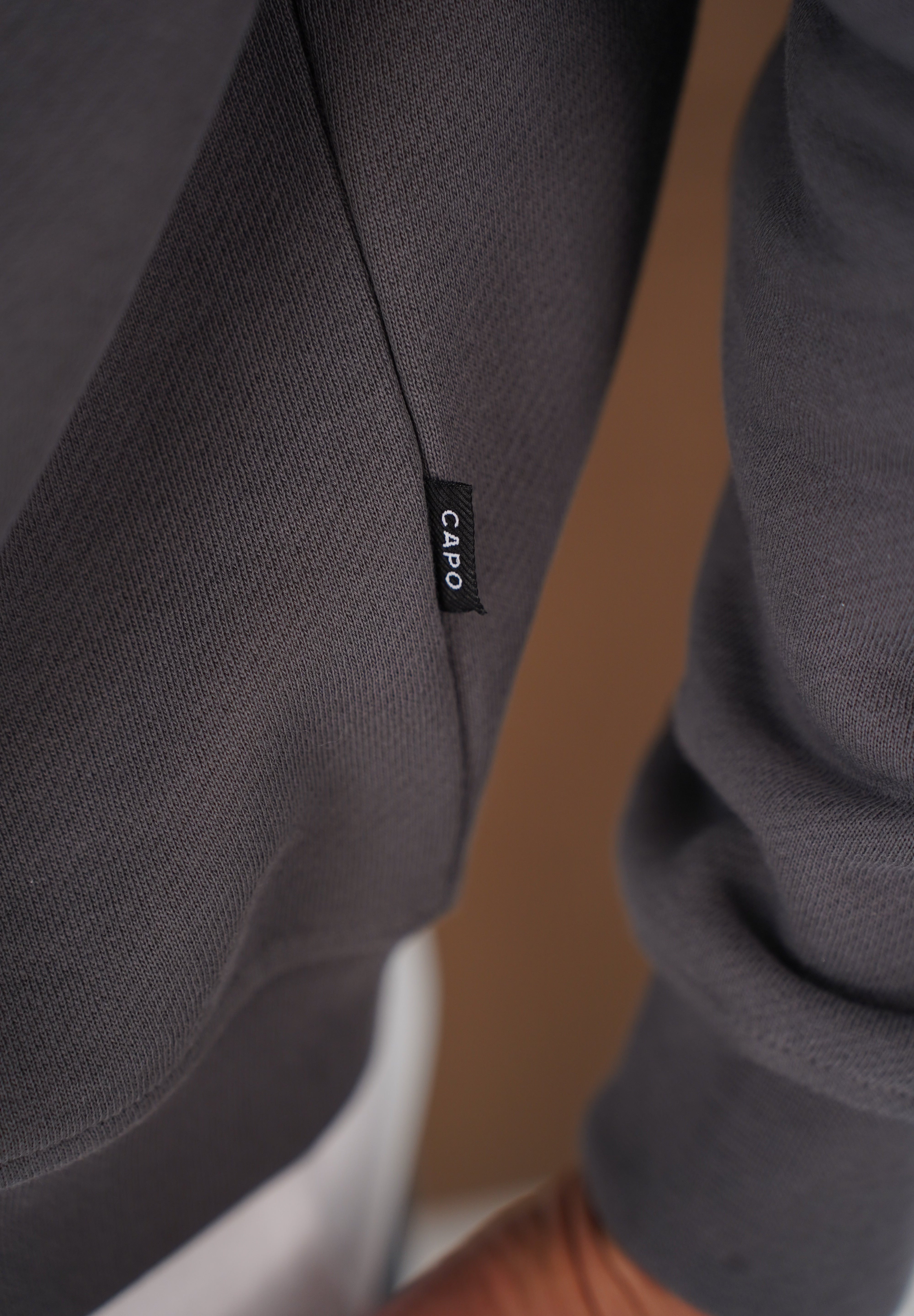 Capo Heavyweight Crew Neck Sweater - Charcoal