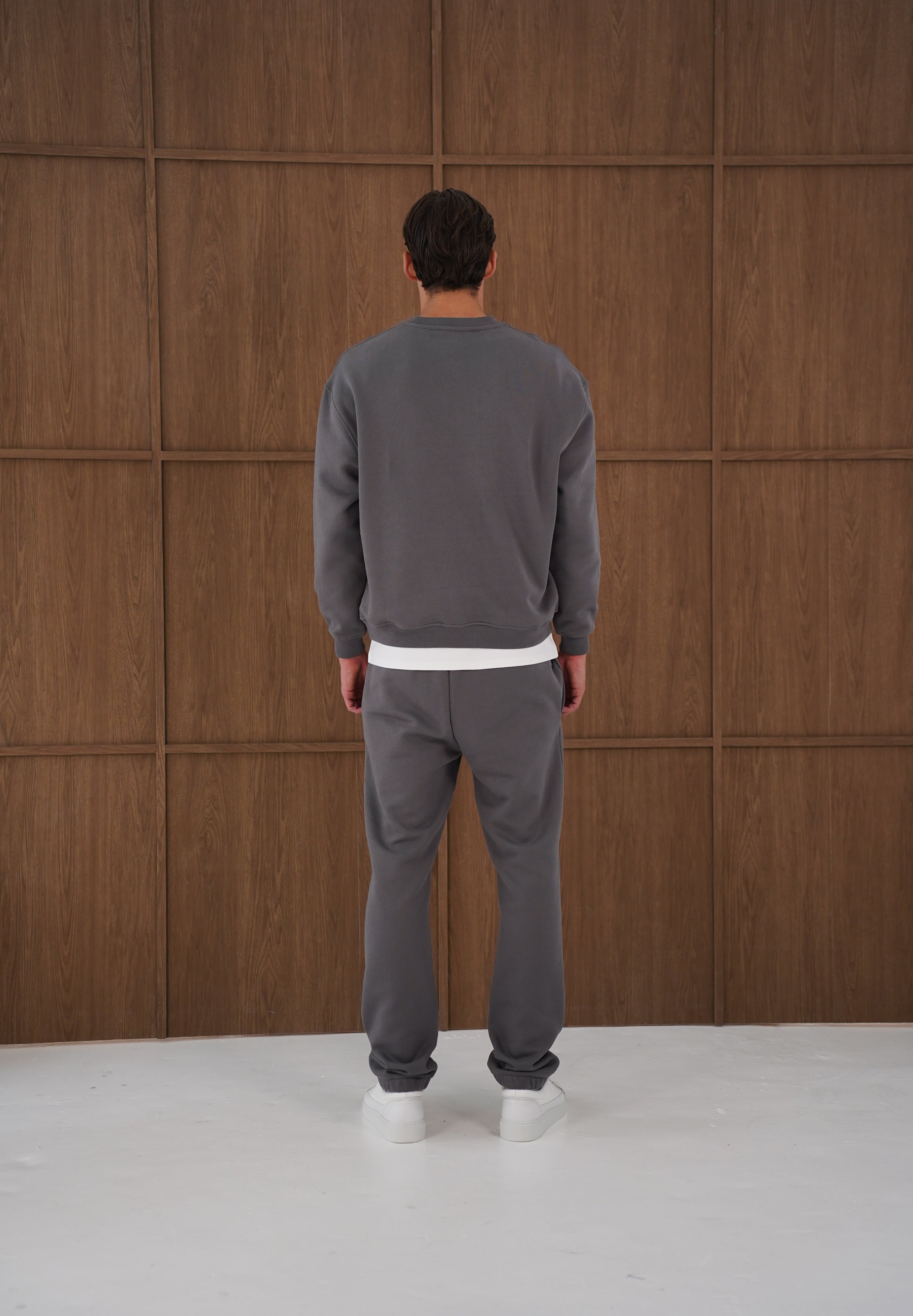 Capo Heavyweight Crew Neck Sweater - Charcoal