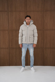 Capo Puffer Coat - Stone