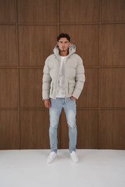 Capo Puffer Coat - Stone
