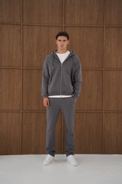Capo Heavyweight Full Zip Hoodie - Charcoal