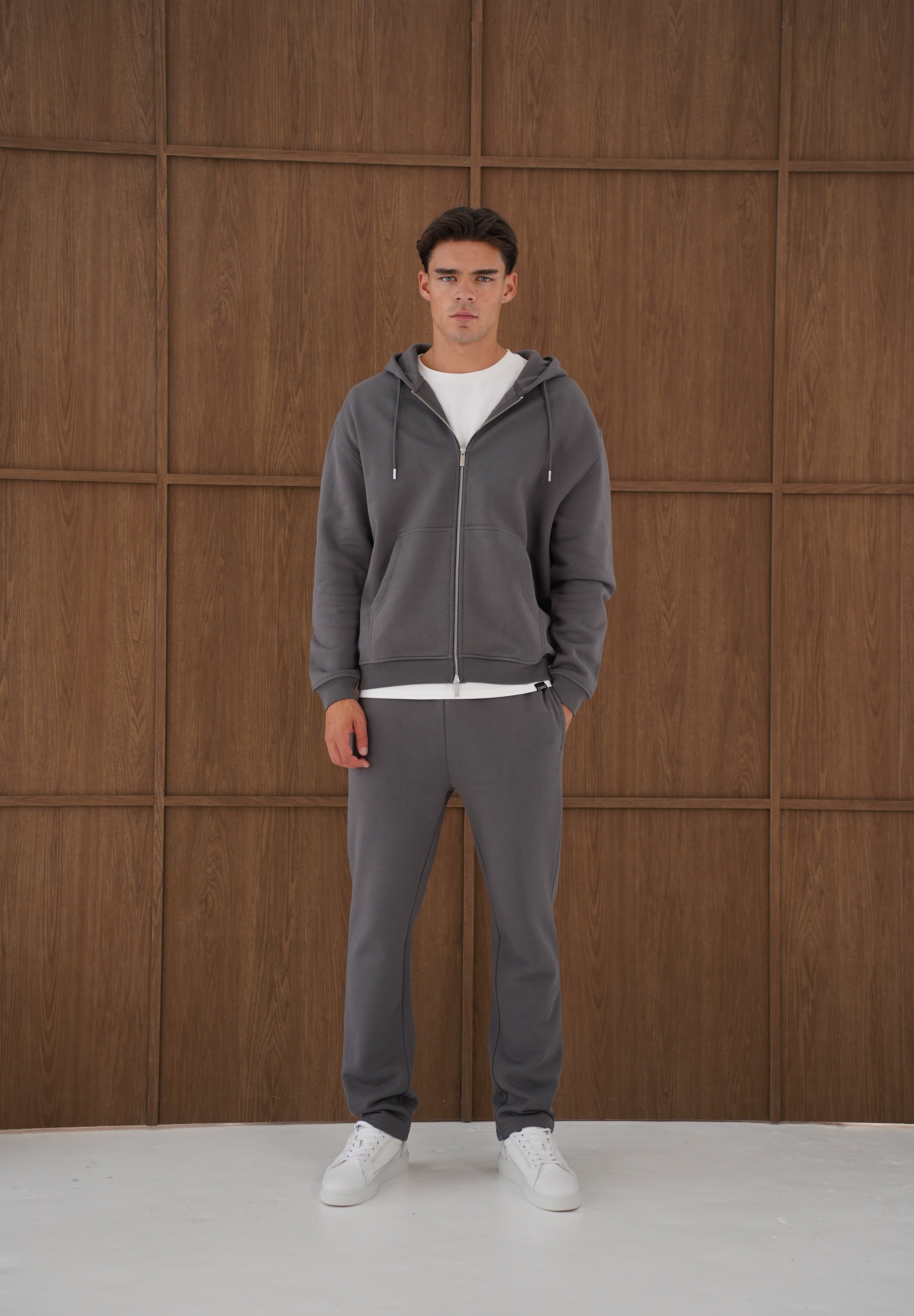 Capo Heavyweight Full Zip Hoodie - Charcoal