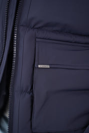 Capo Puffer Coat - Navy