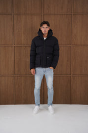 Capo Puffer Coat - Black