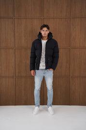 Capo Puffer Coat - Black