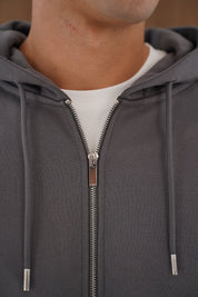Capo Heavyweight Full Zip Hoodie - Charcoal