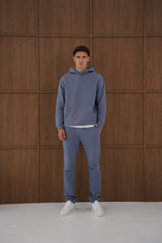 Capo Heavyweight Cuffed Pant - Slate Blue