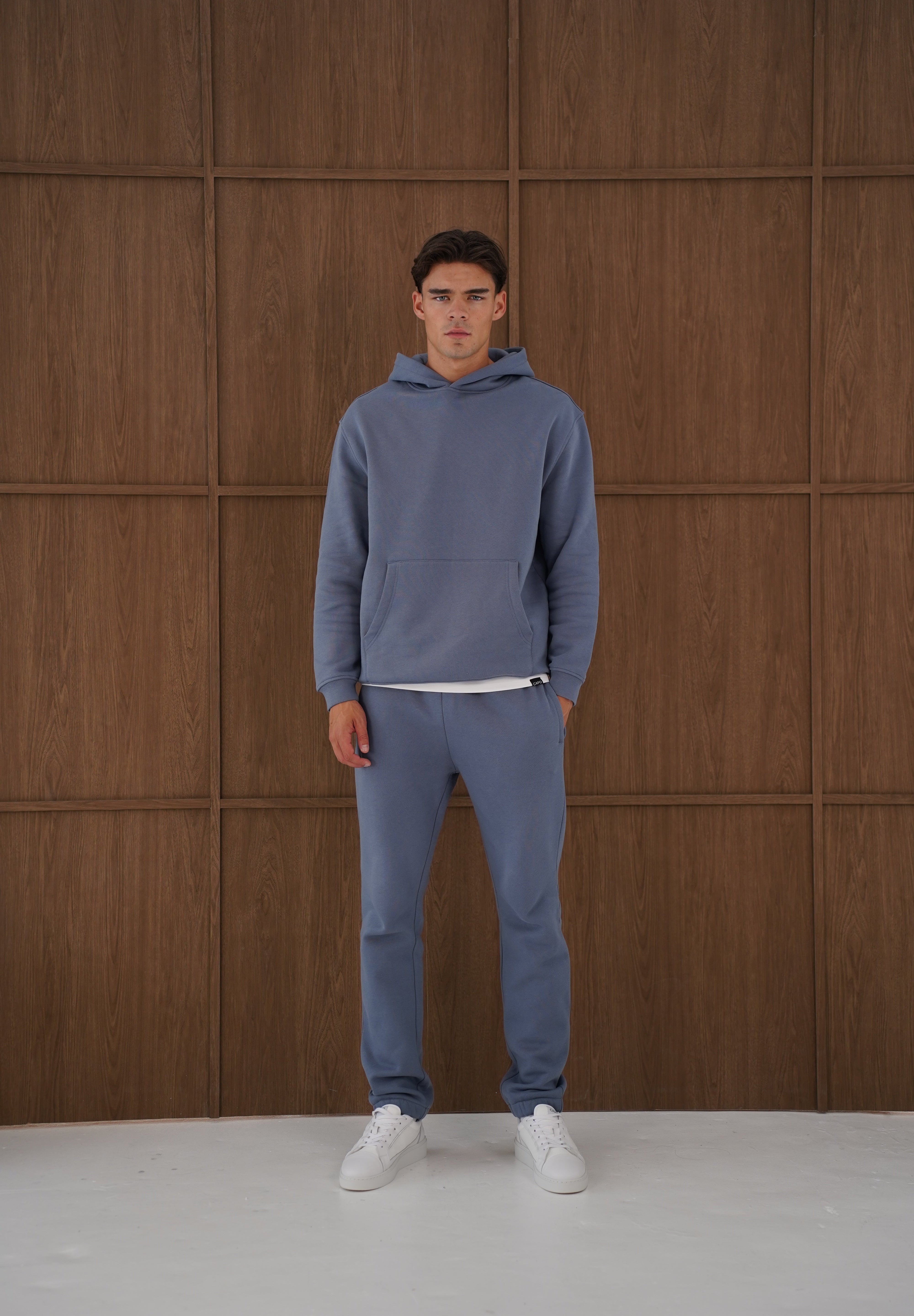 Capo Heavyweight Cuffed Pant - Slate Blue