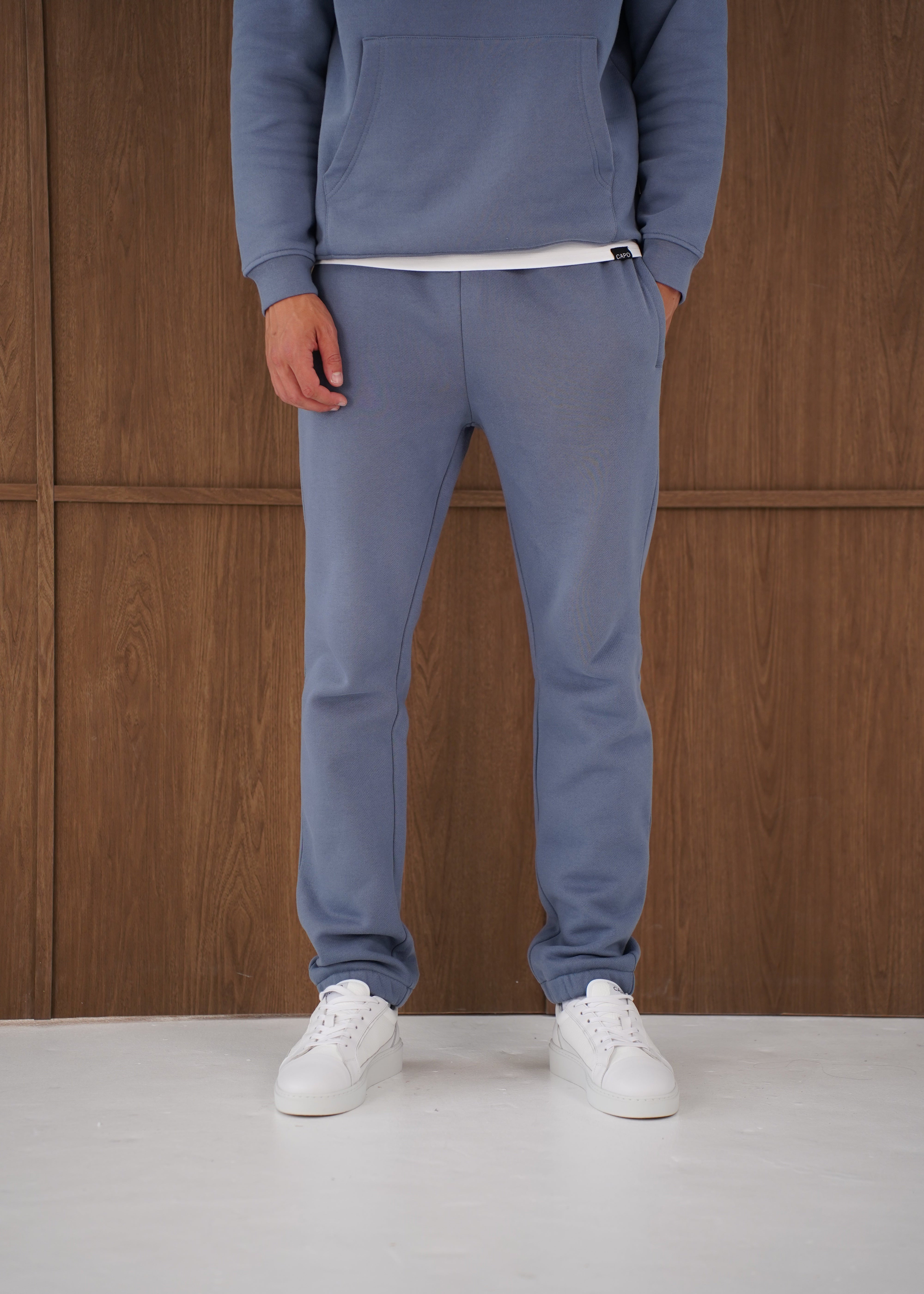Capo Heavyweight Cuffed Pant - Slate Blue