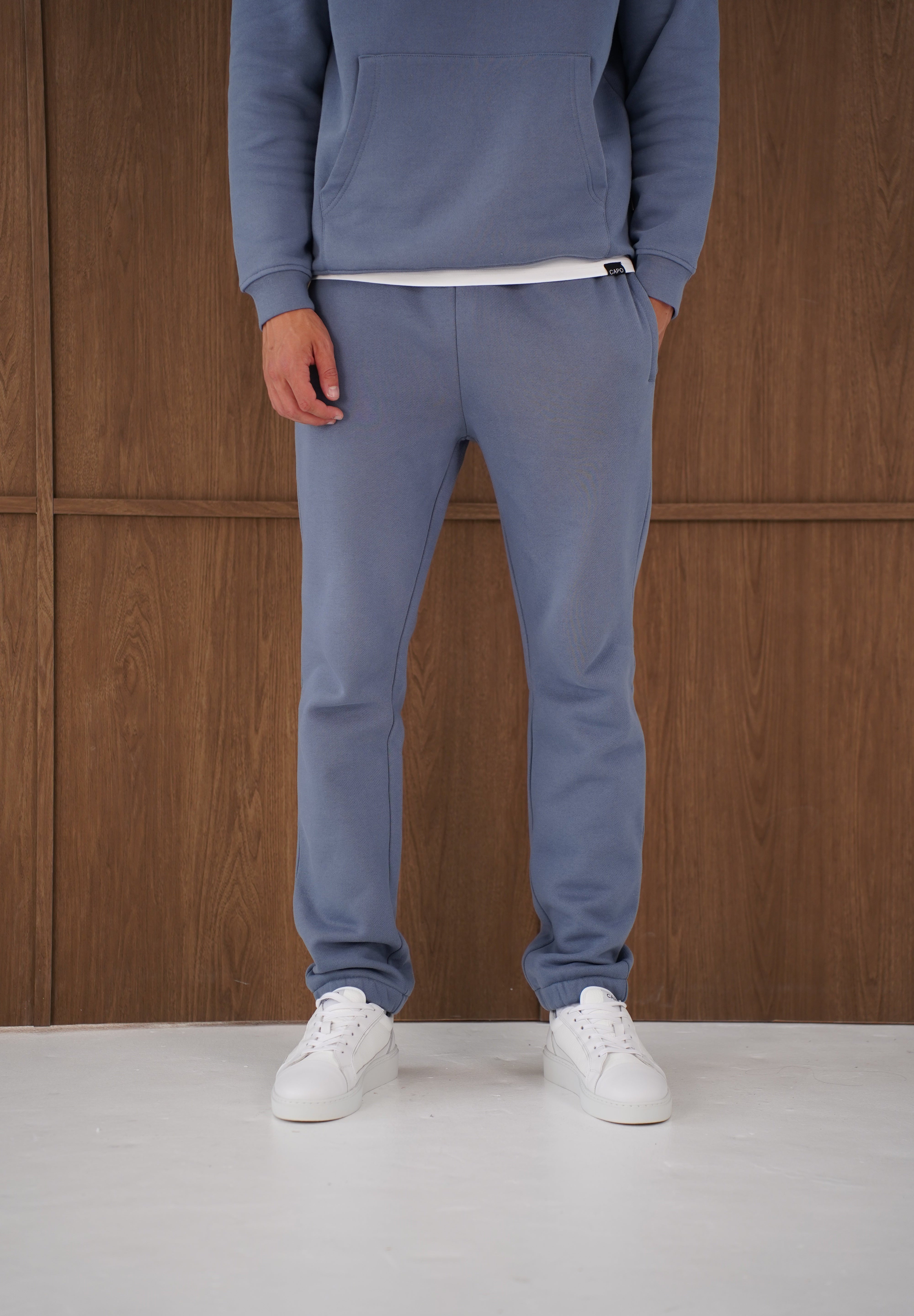 Capo Heavyweight Cuffed Pant - Slate Blue