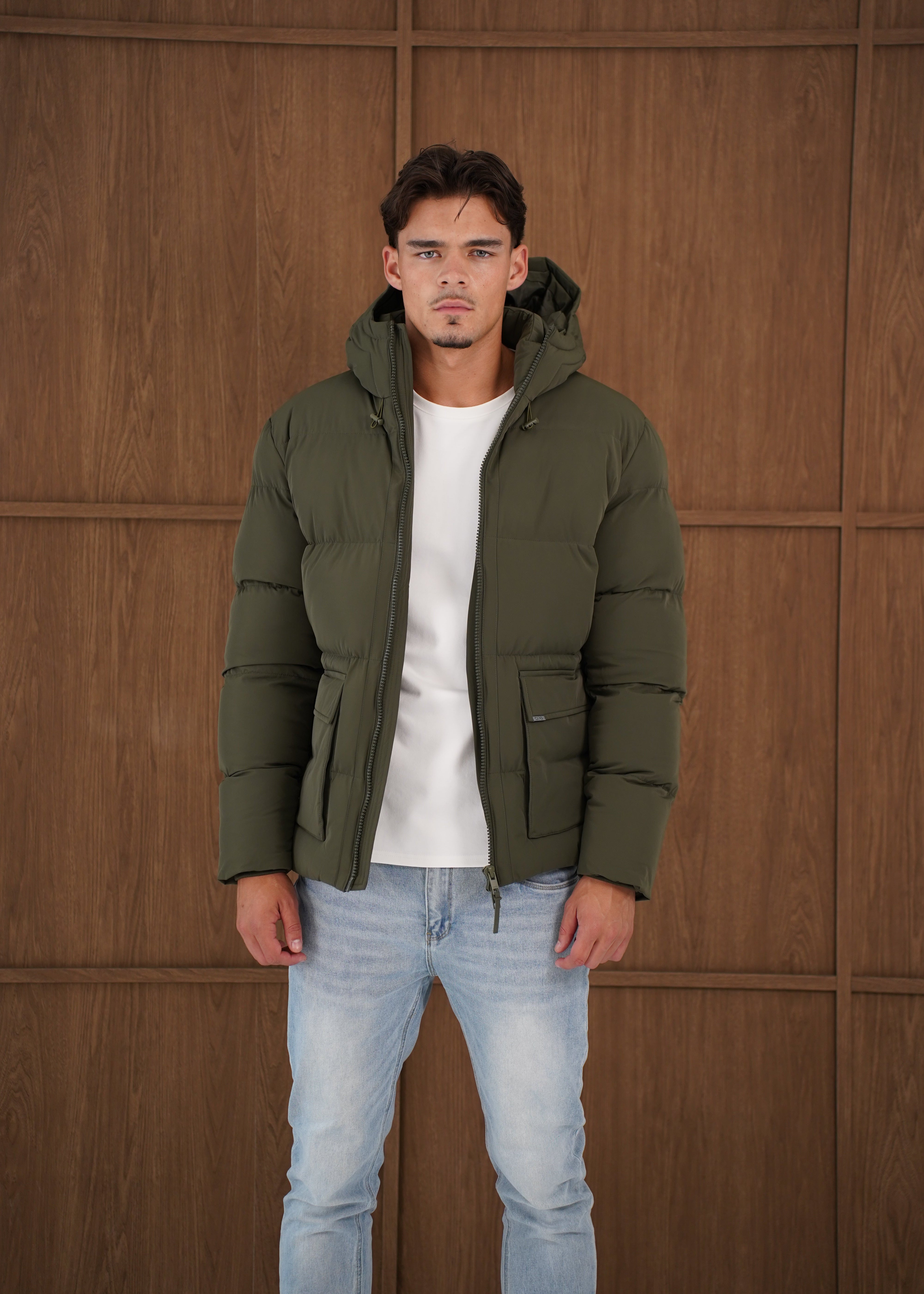 Capo Puffer Coat - Khaki