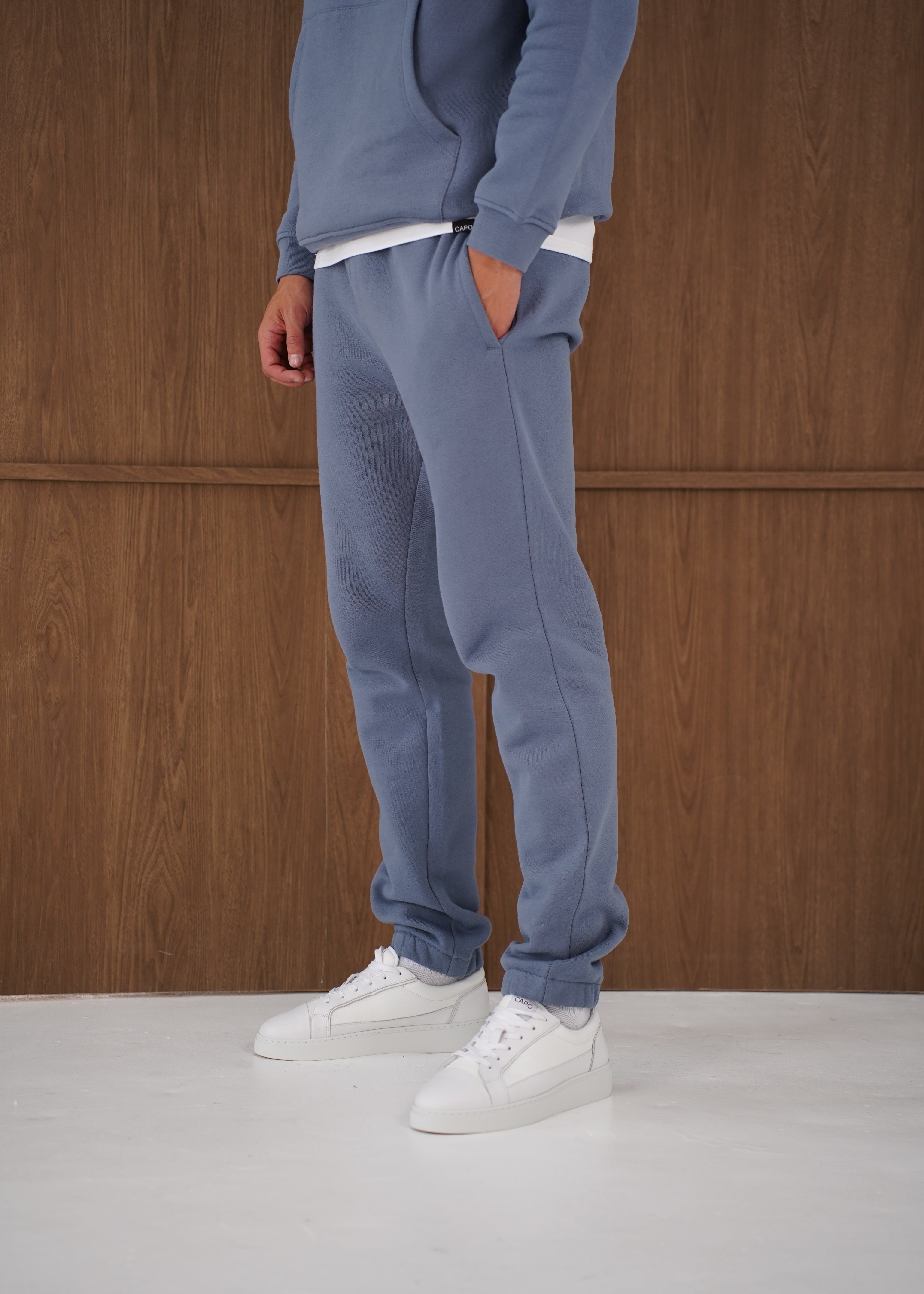 Capo Heavyweight Cuffed Pant - Slate Blue