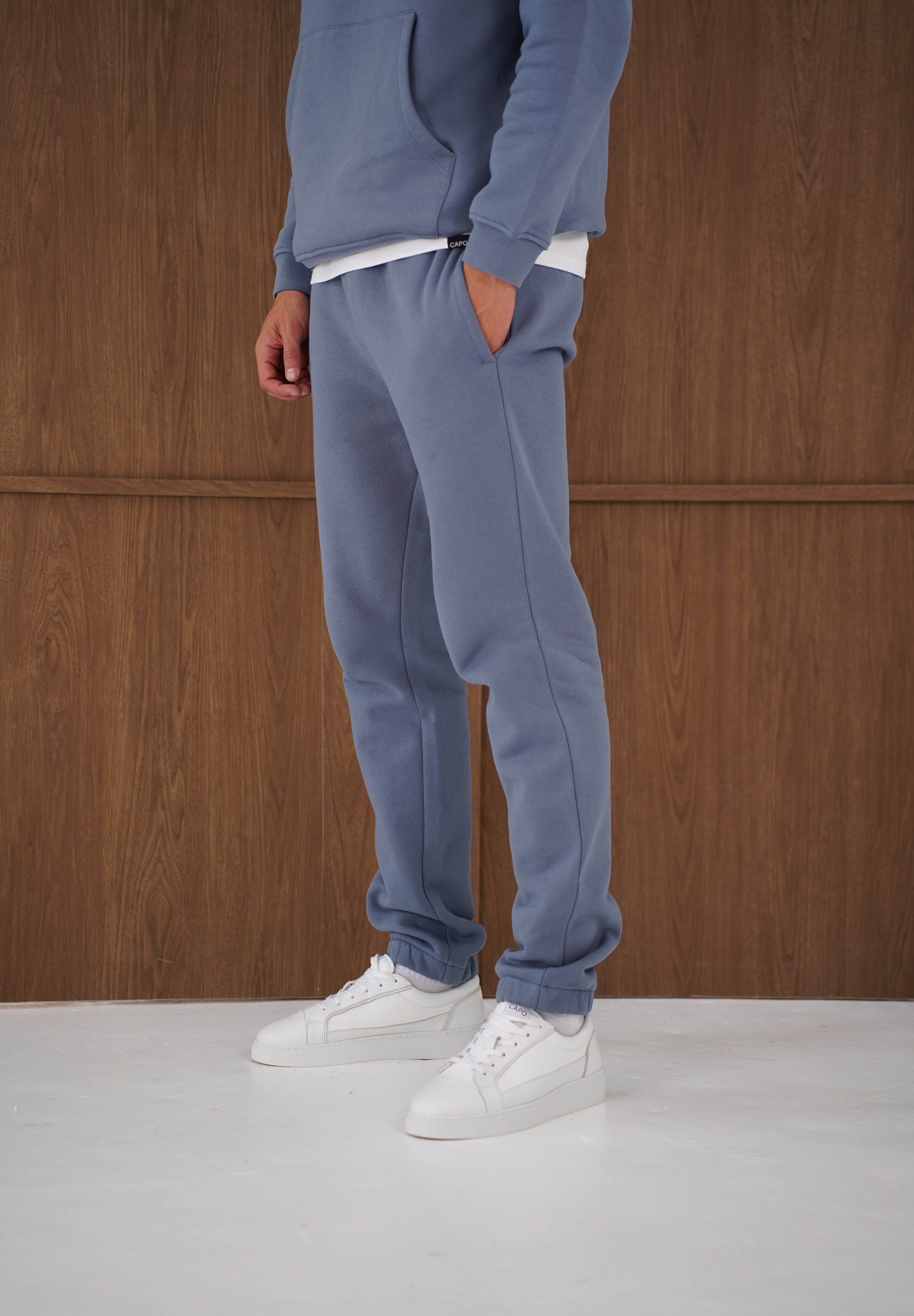Capo Heavyweight Cuffed Pant - Slate Blue