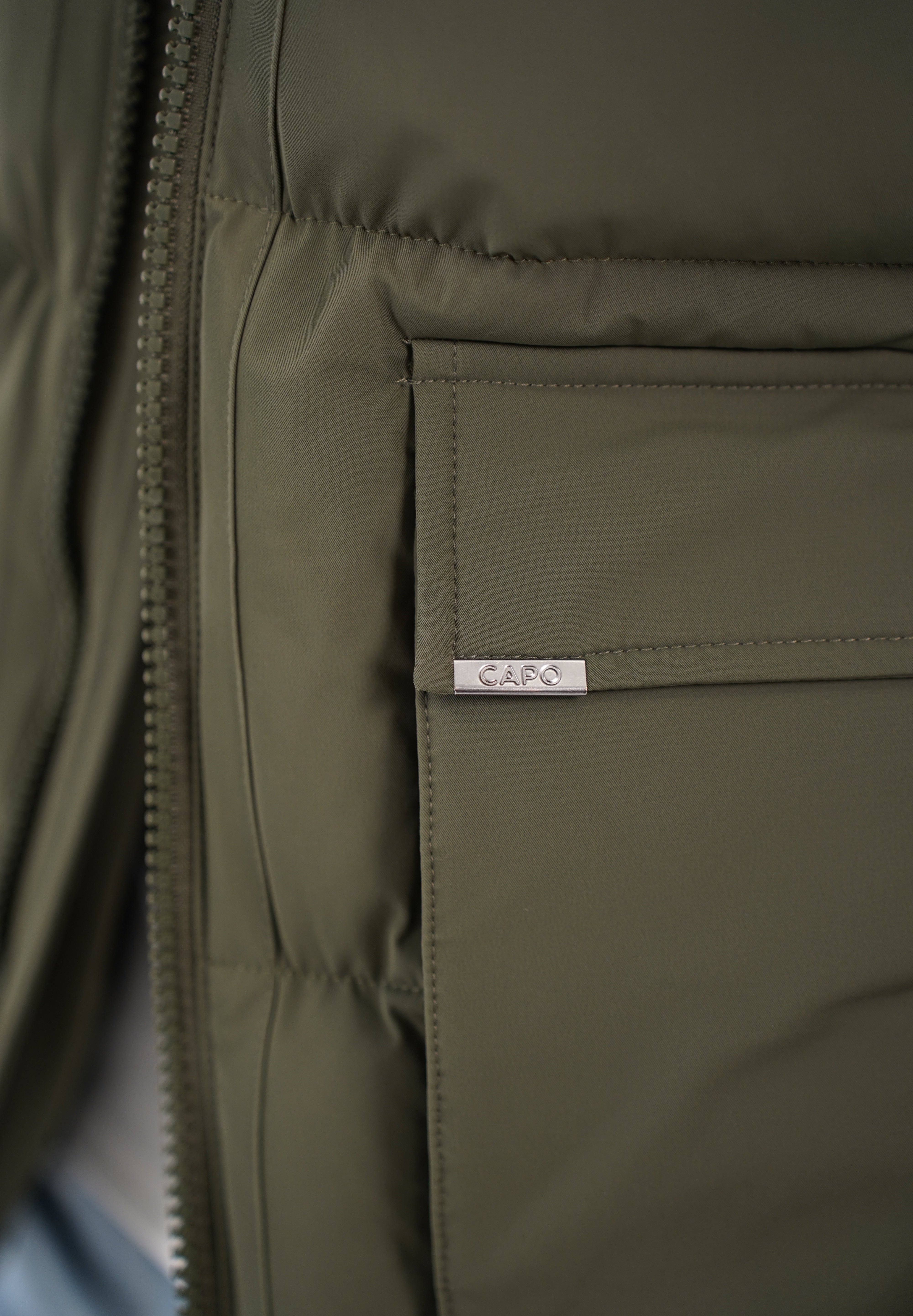 Capo Puffer Coat - Khaki