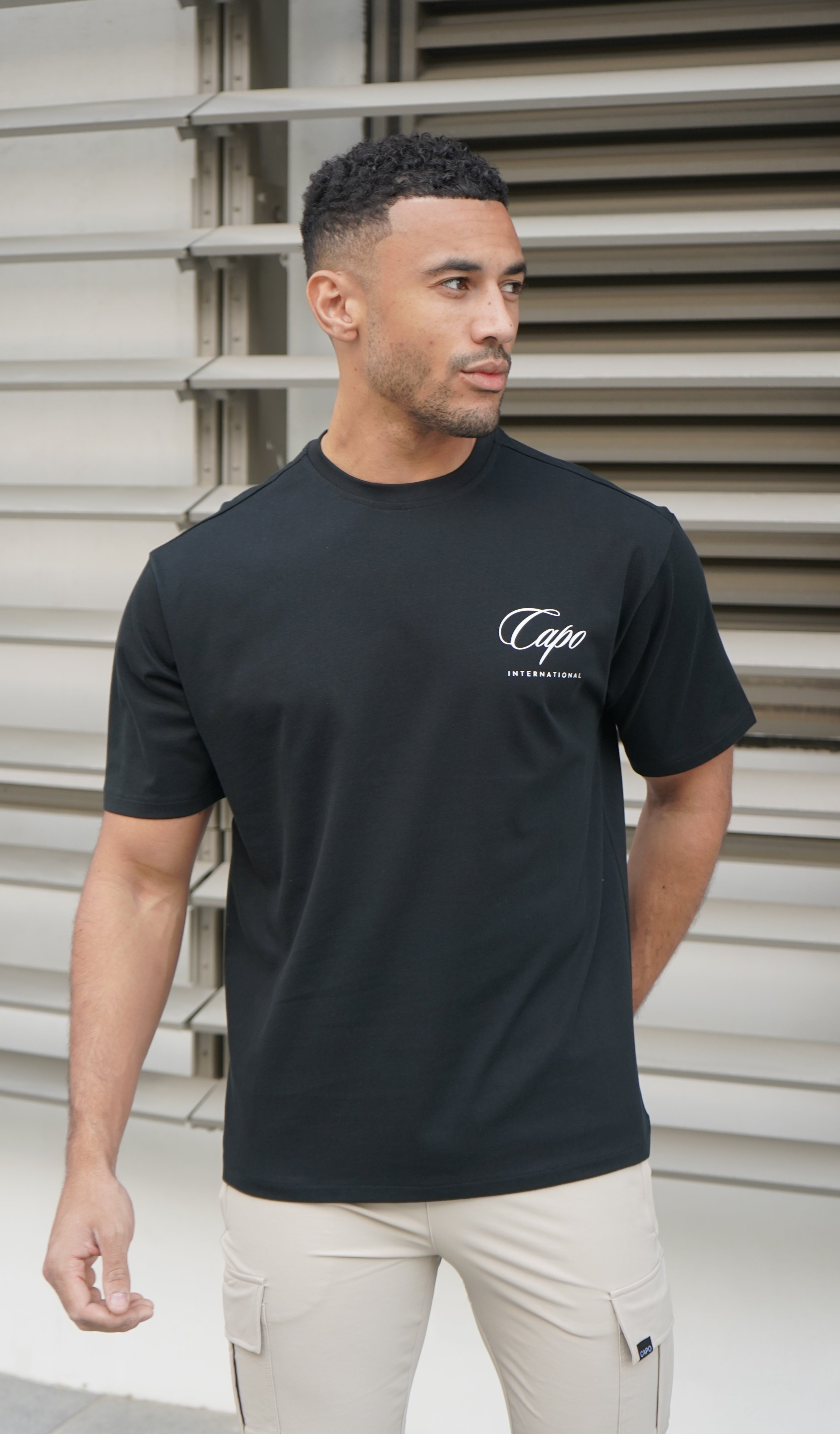 Capo International T-Shirt - Black/White