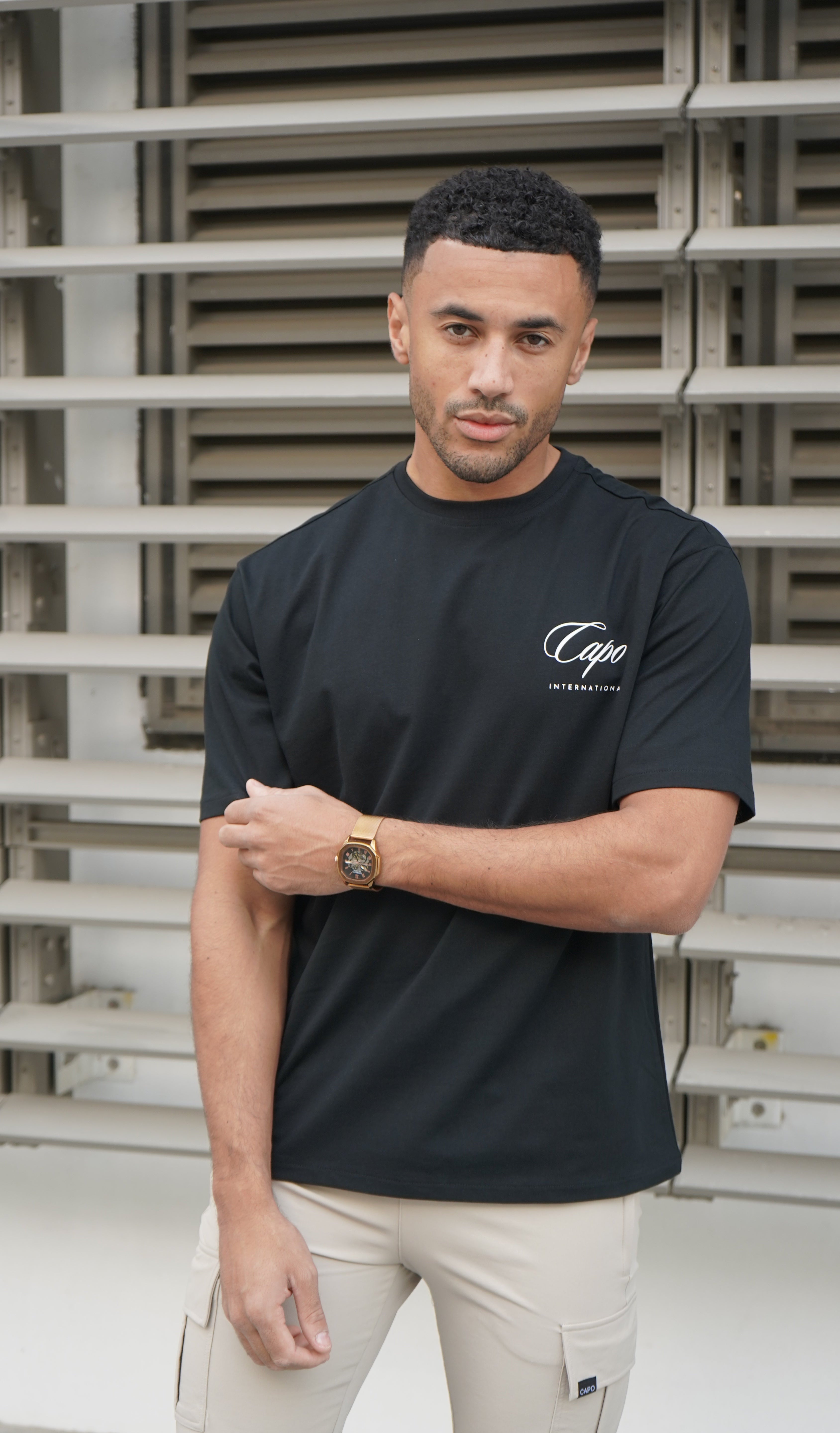 Capo International T-Shirt - Black/White