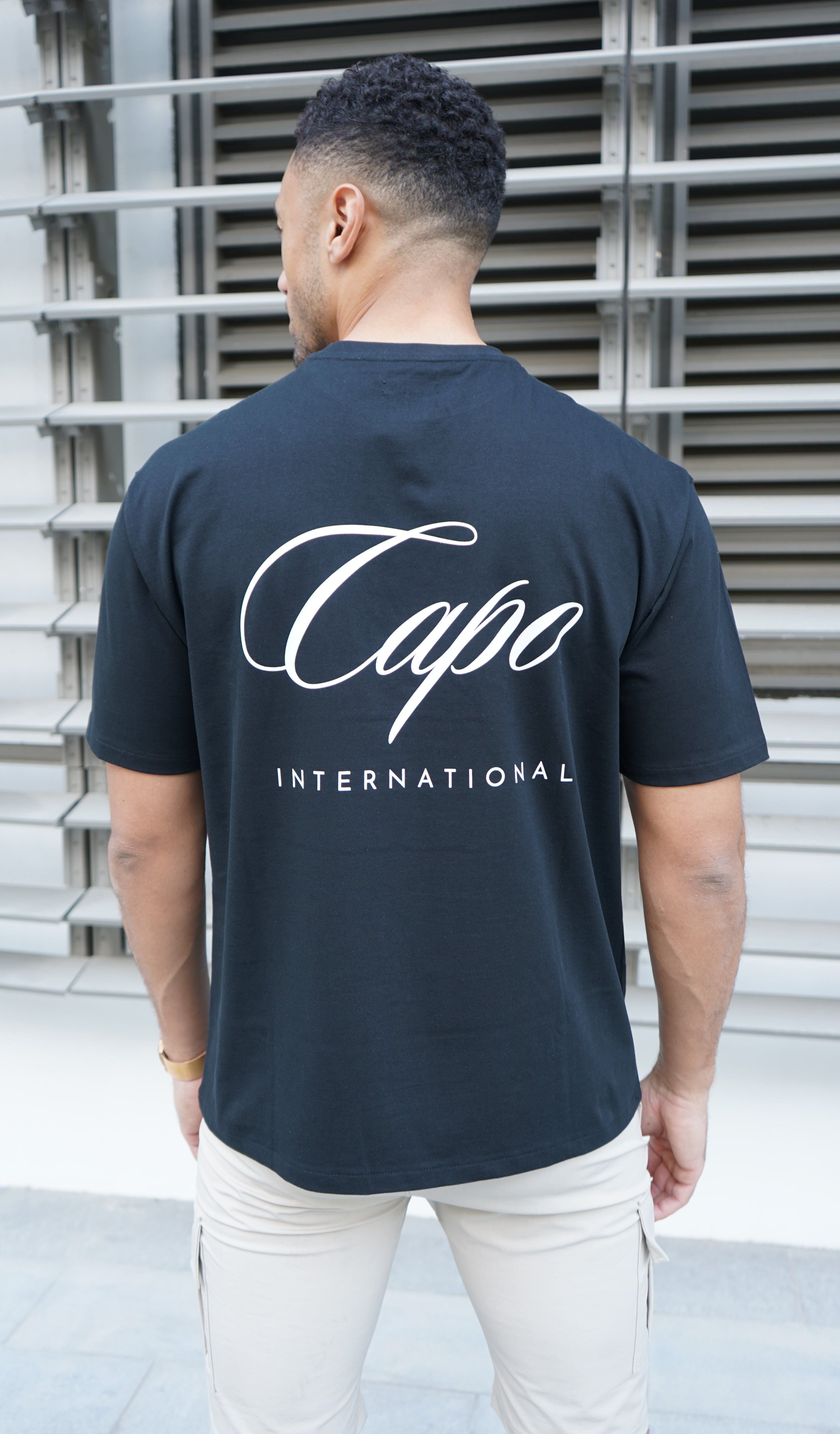Capo International T-Shirt - Black/White