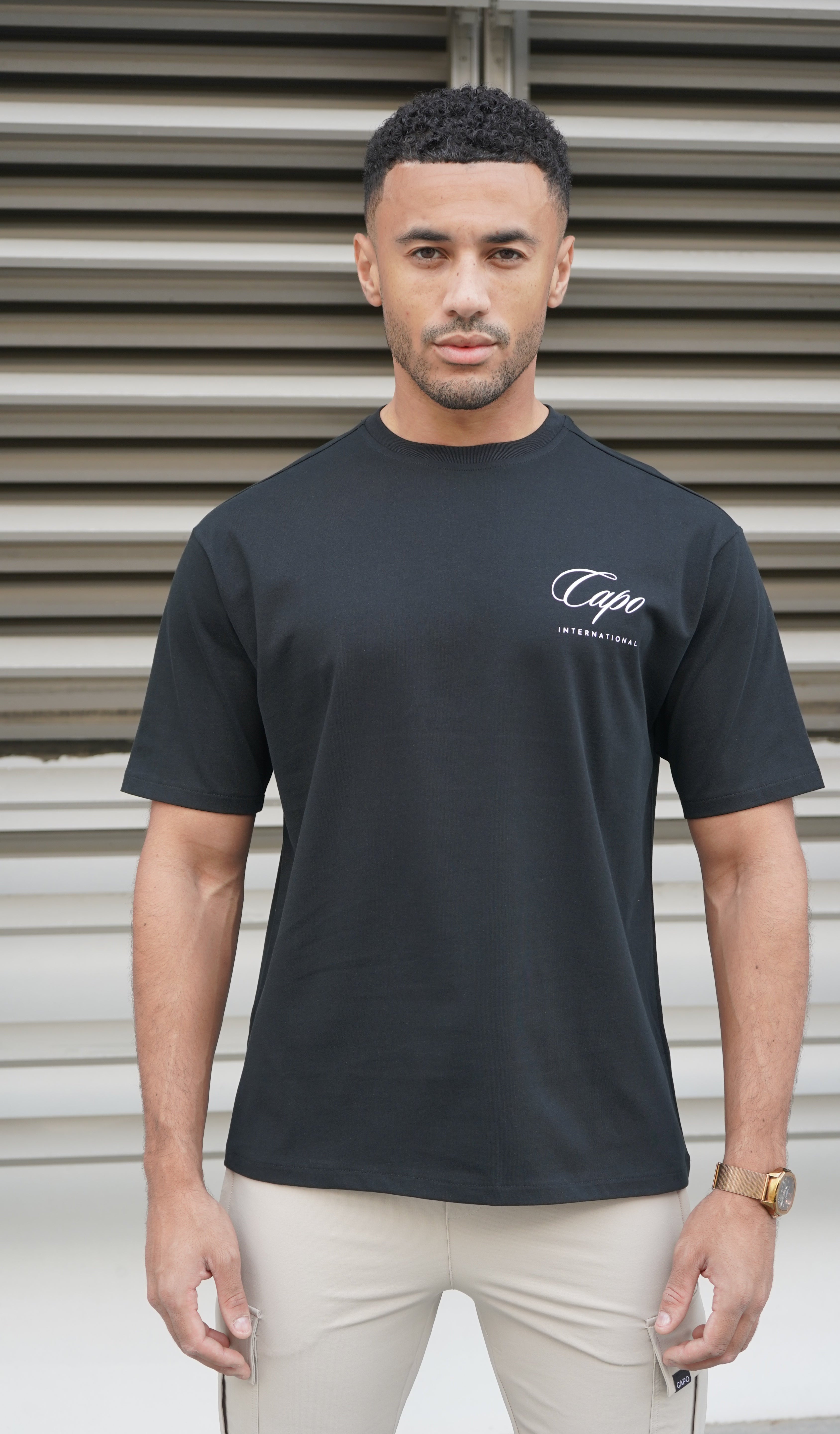 Capo International T-Shirt - Black/White