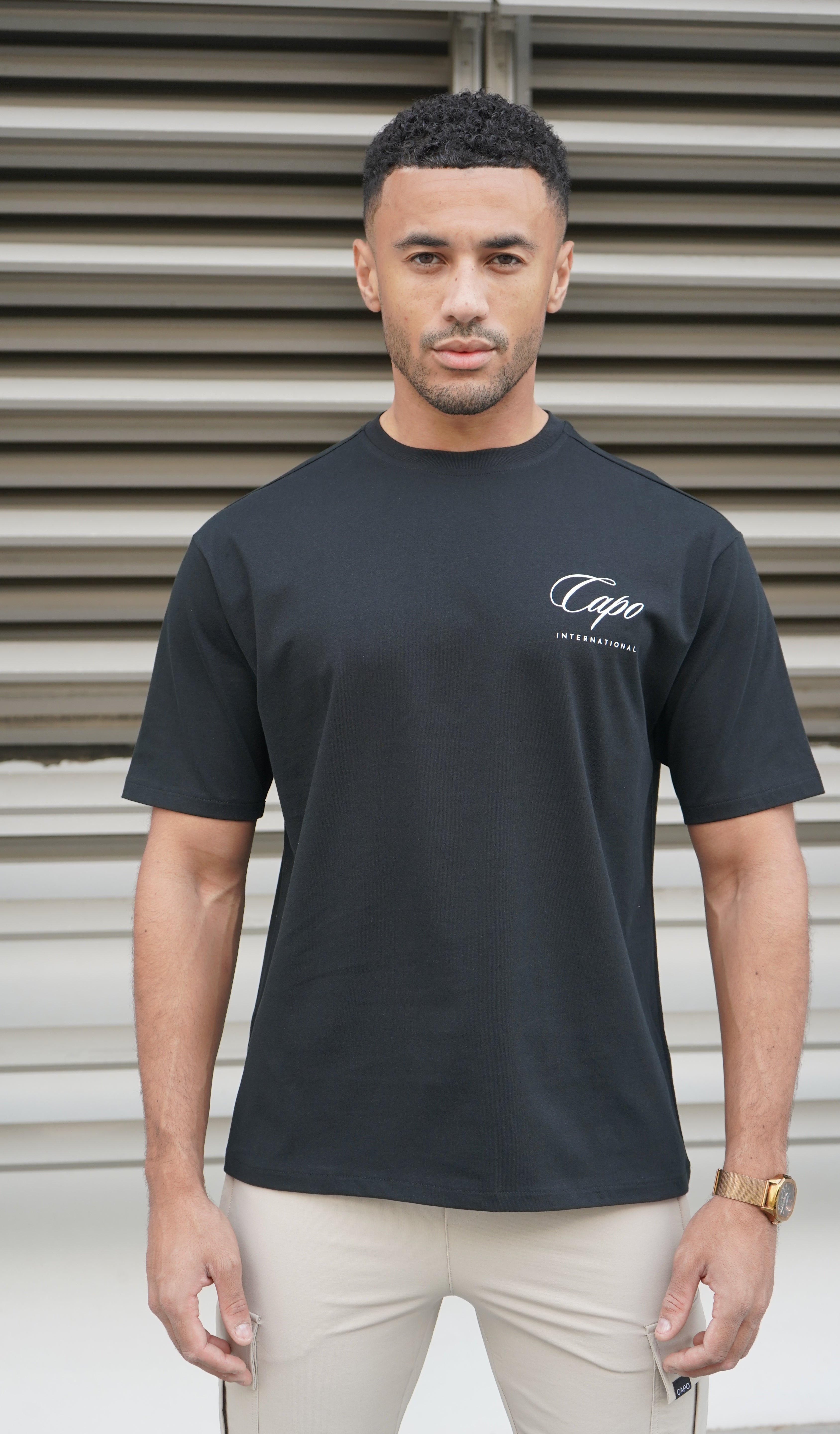 Capo International T-Shirt - Black/White