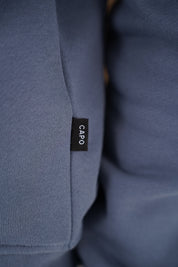 Capo Heavyweight Crew Neck Sweater - Slate Blue