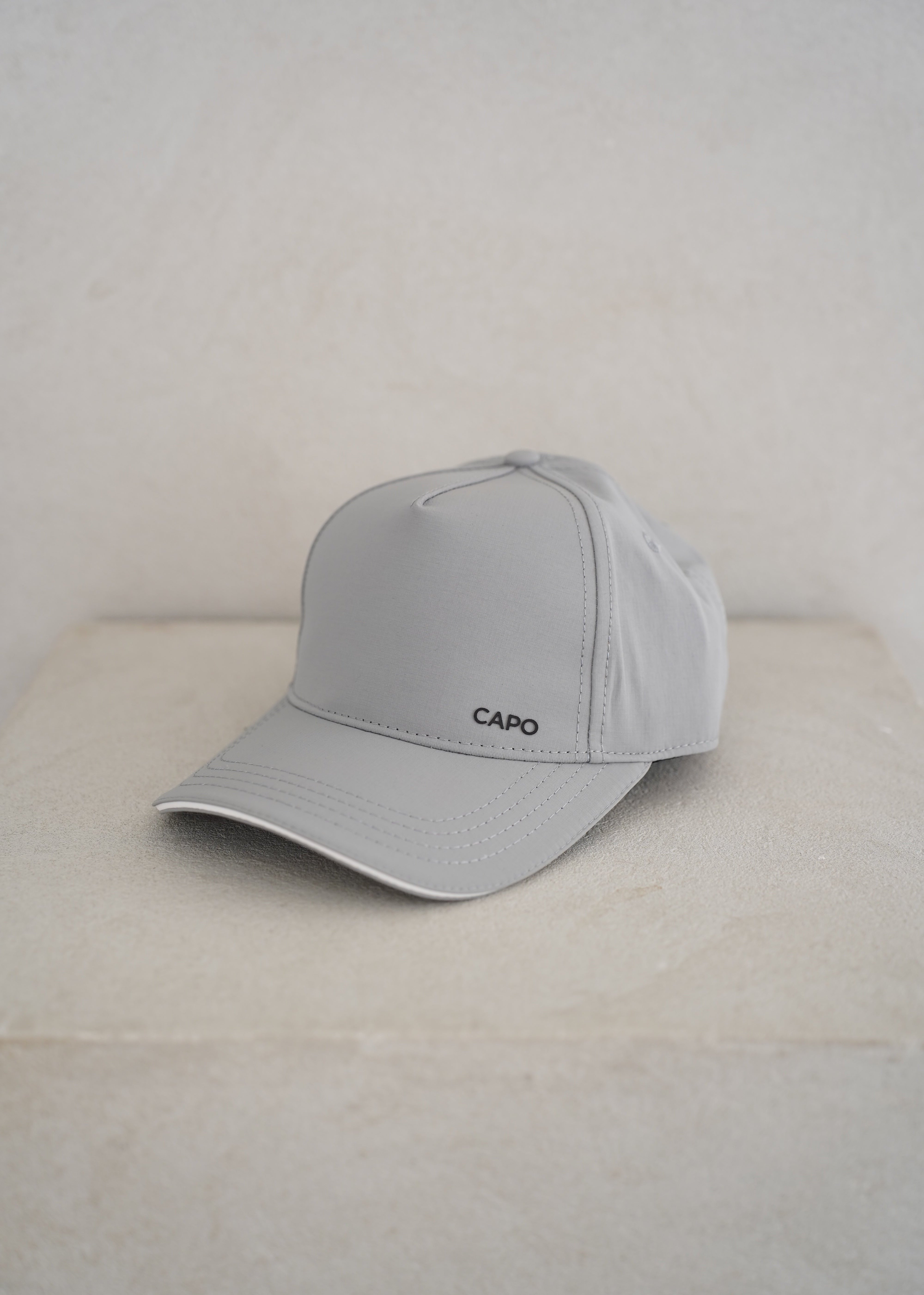 Capo Ripstop Baseball Hat - Grey