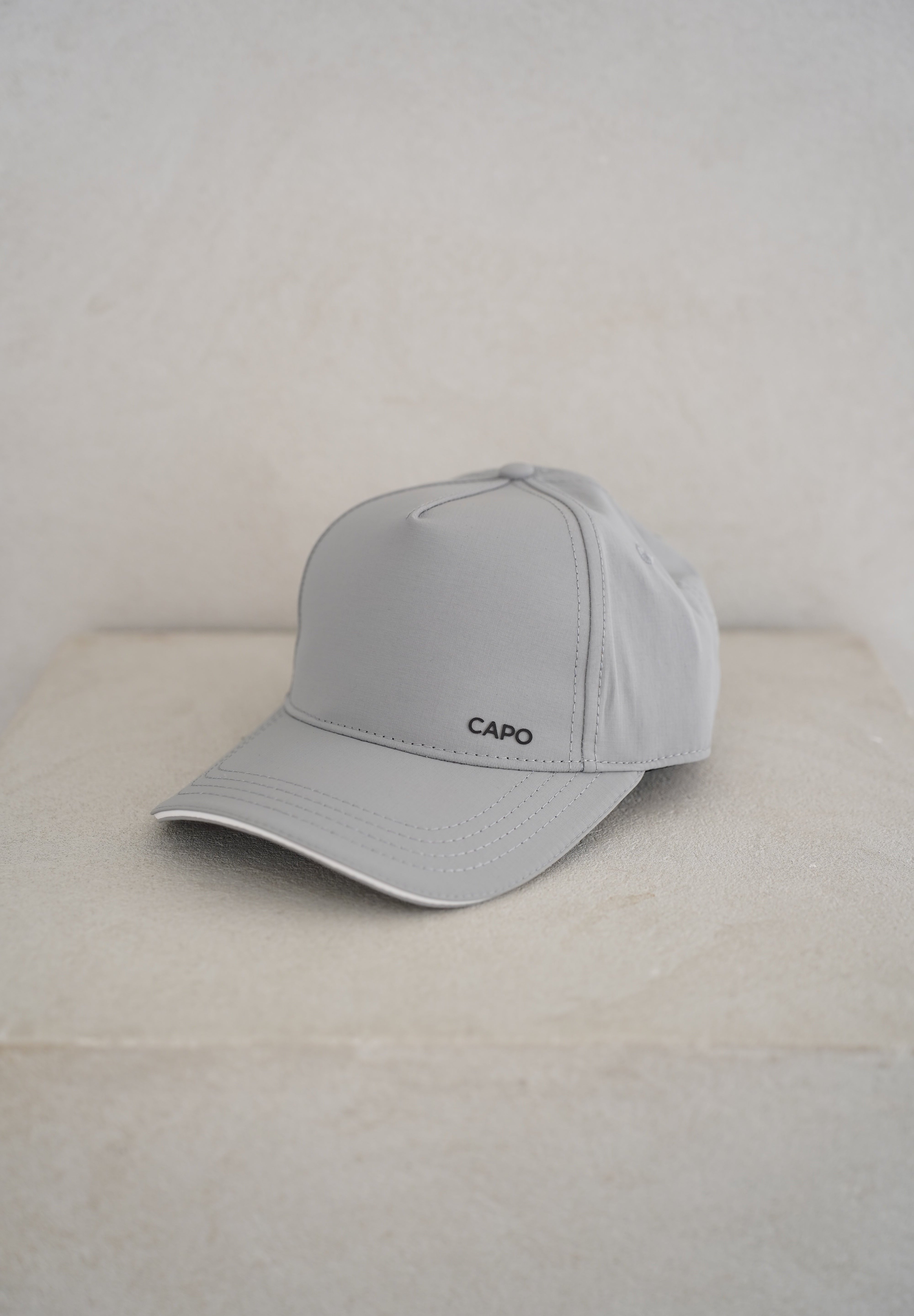 Capo Ripstop Baseball Hat - Grey