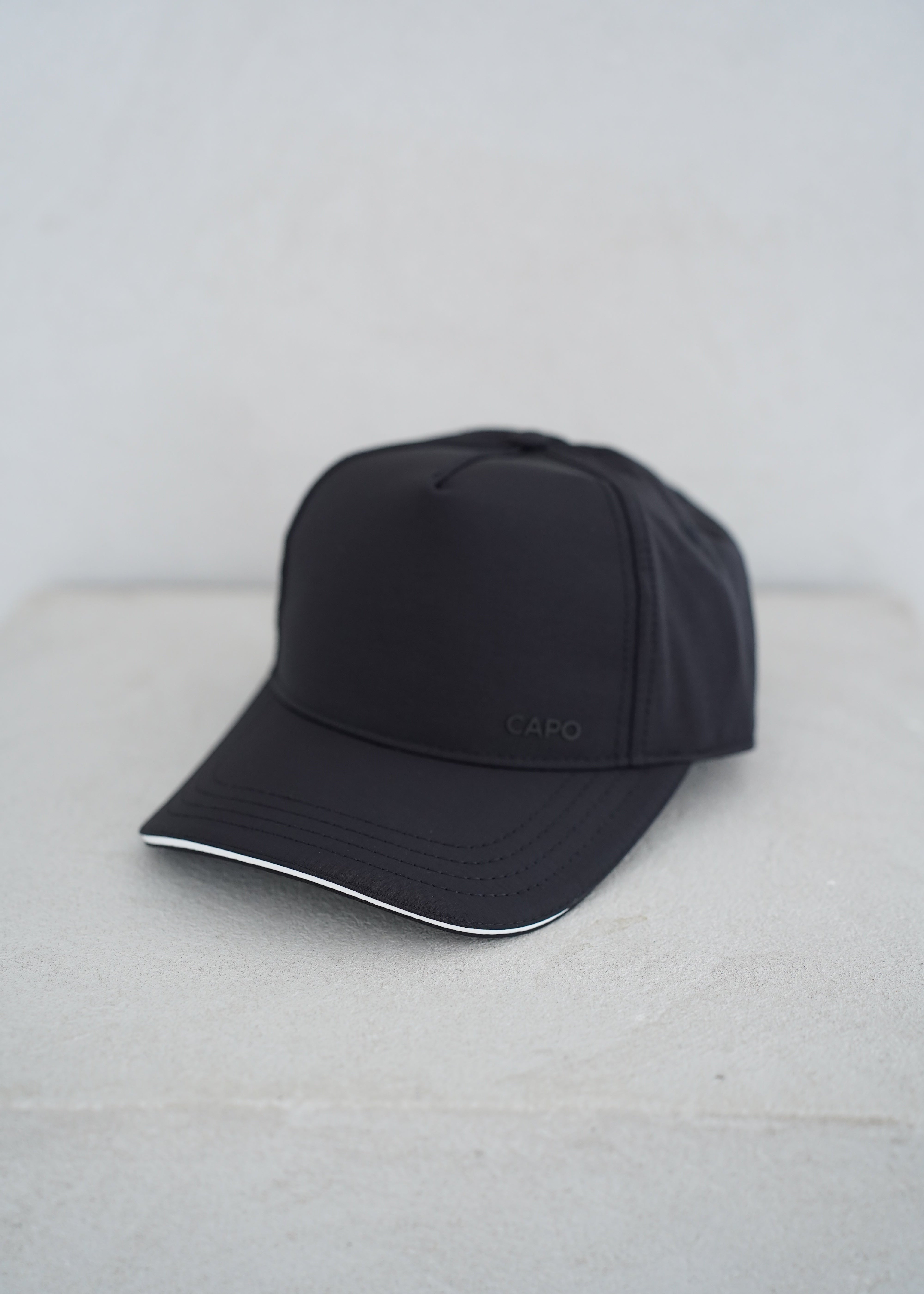 Capo Ripstop Baseball Hat - Black