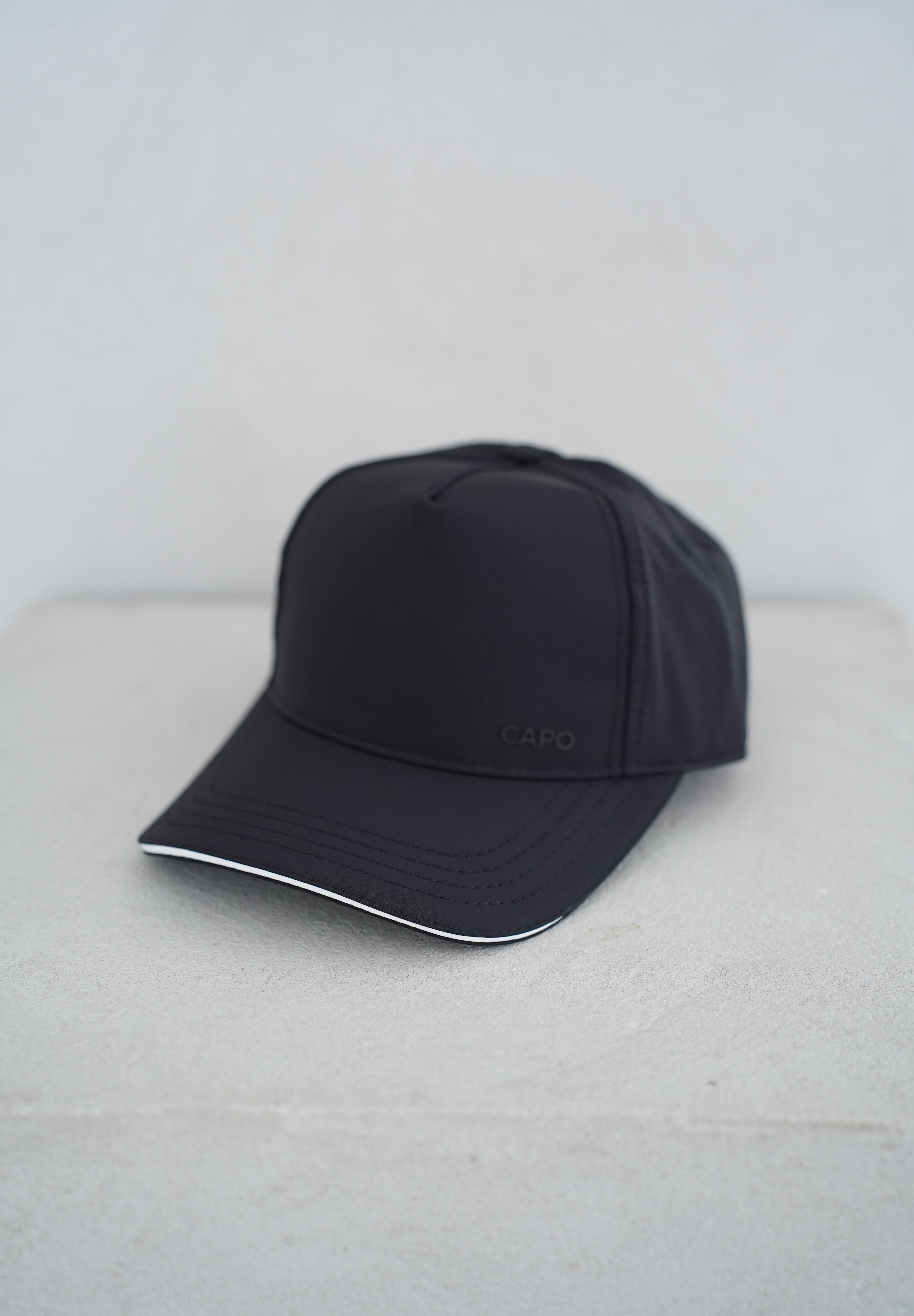 Capo Ripstop Baseball Hat - Black