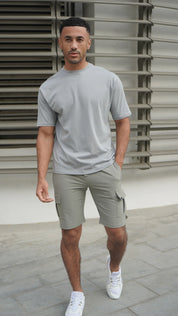Capo UTILITY Cargo Short - Light Grey
