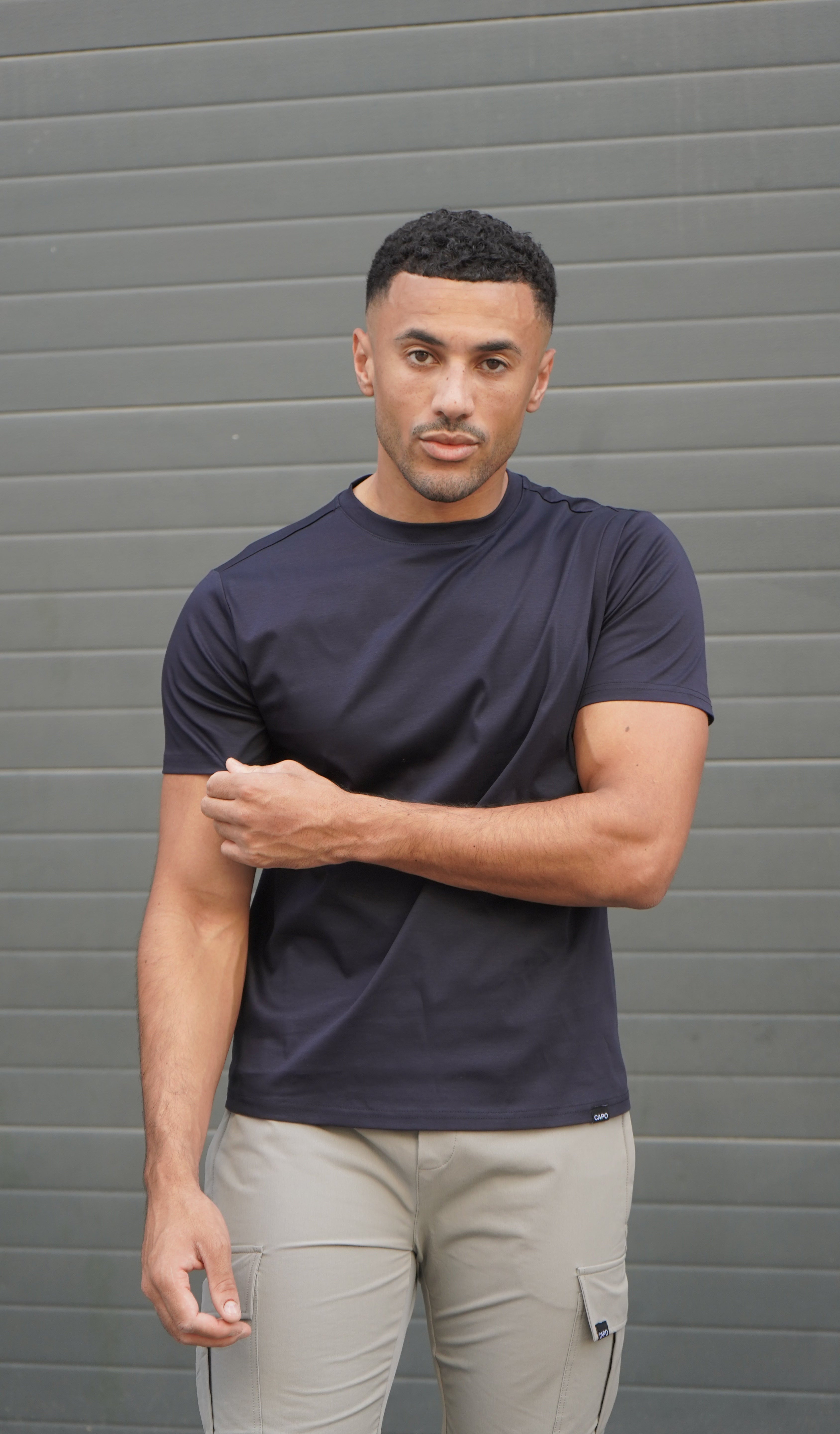 Capo MERCERISED T-Shirt - Navy