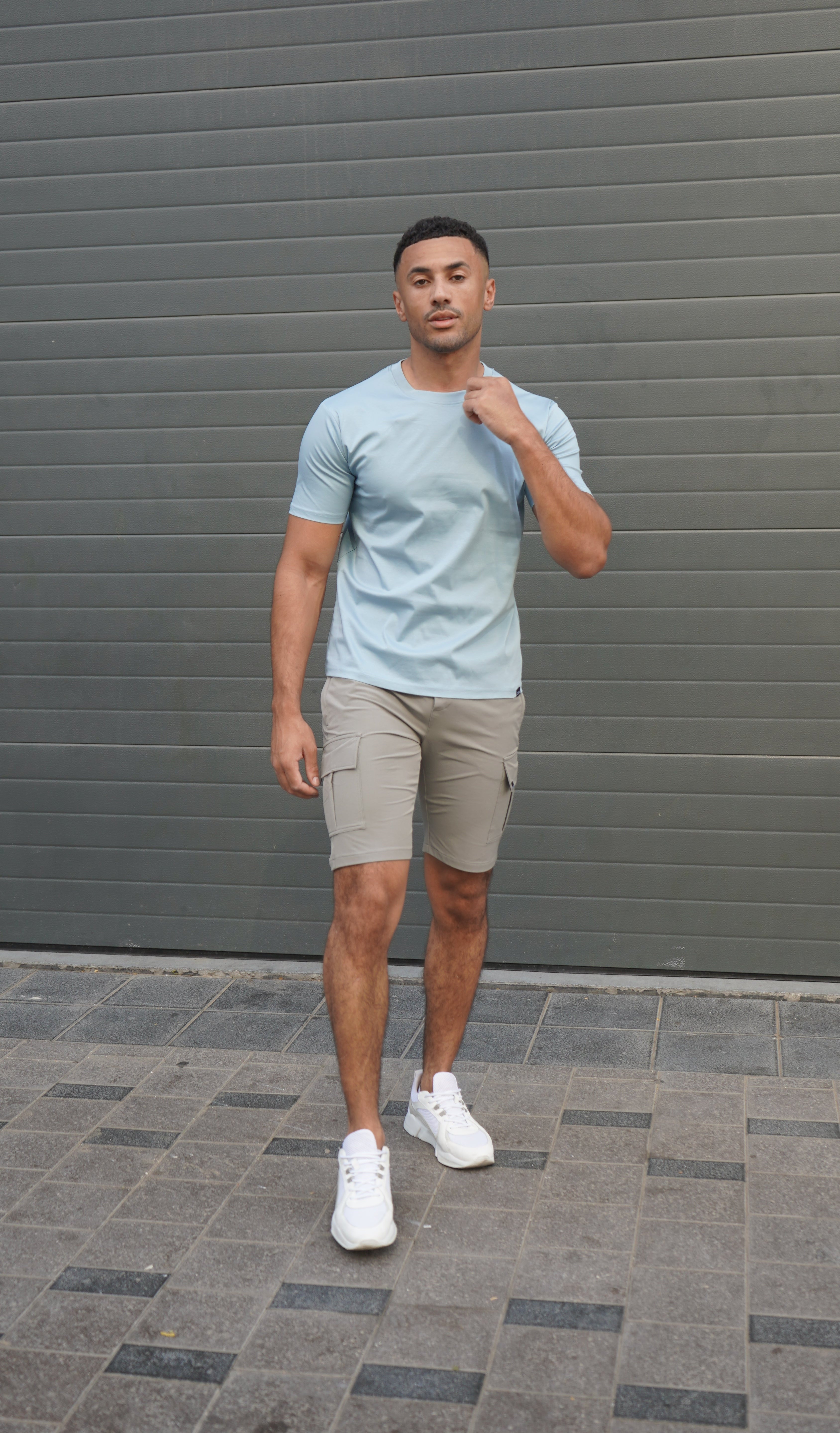 Capo MERCERISED T-Shirt - Pale Blue
