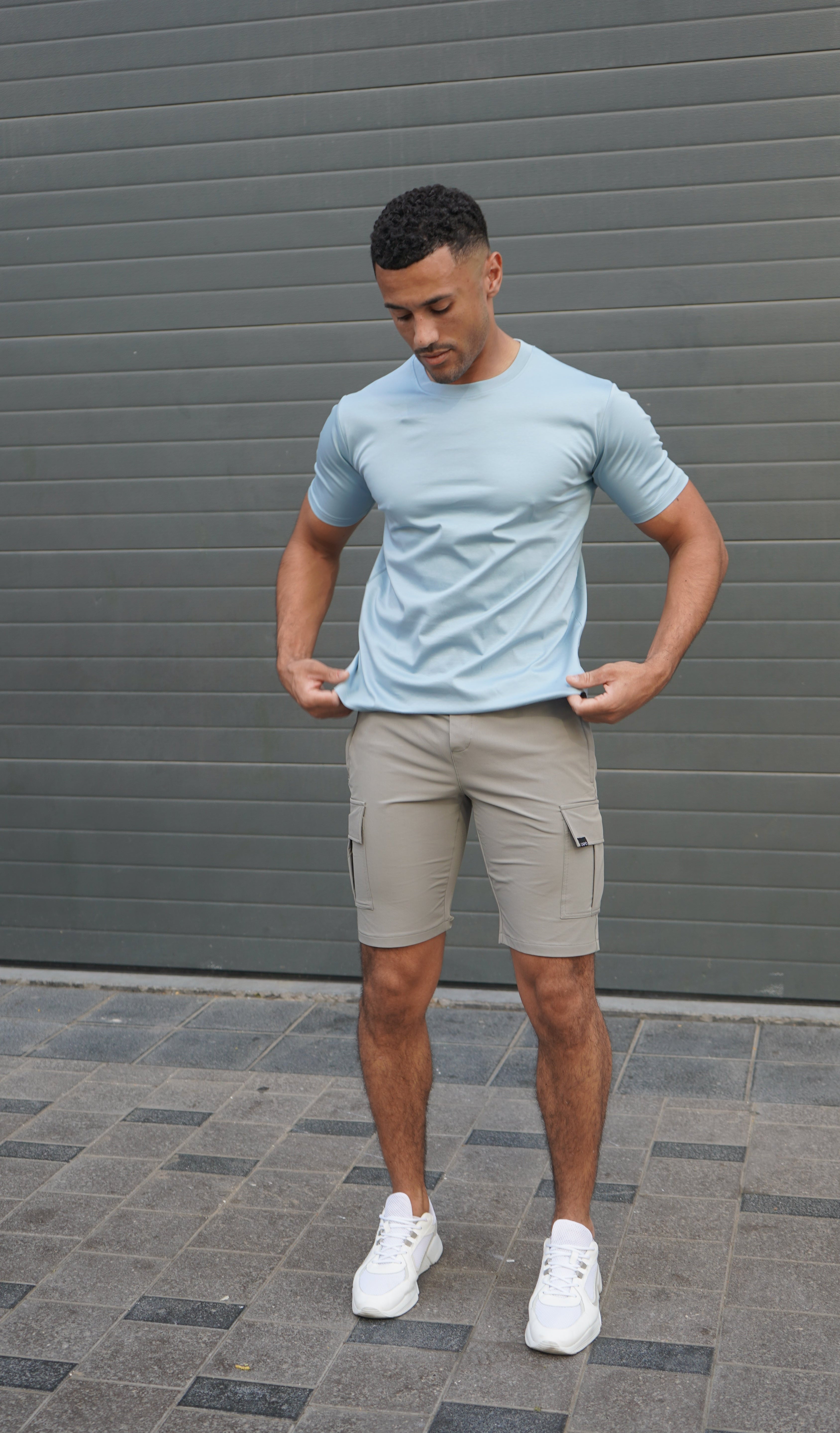 Capo MERCERISED T-Shirt - Pale Blue