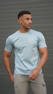 Capo MERCERISED T-Shirt - Pale Blue