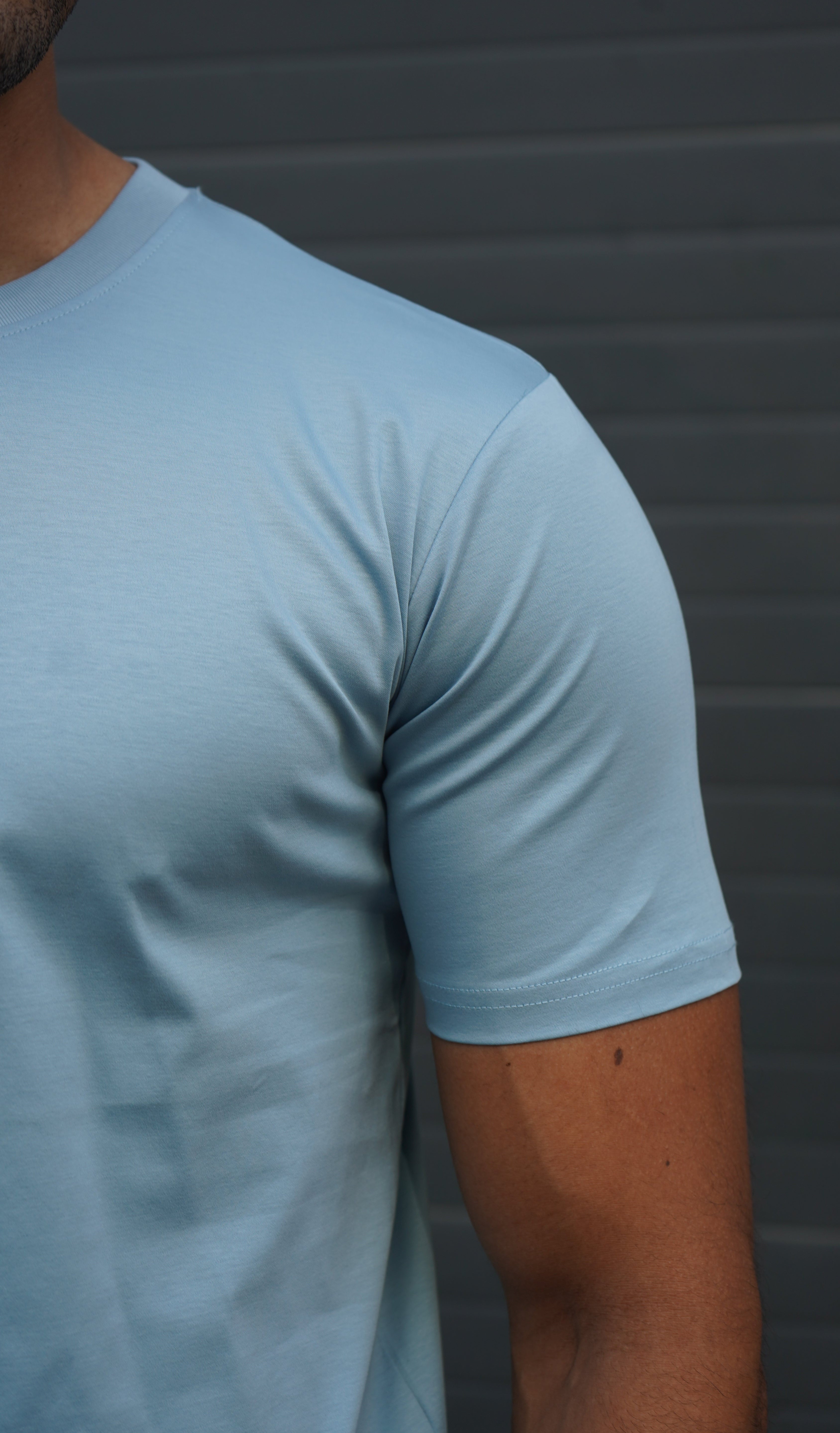 Capo MERCERISED T-Shirt - Pale Blue