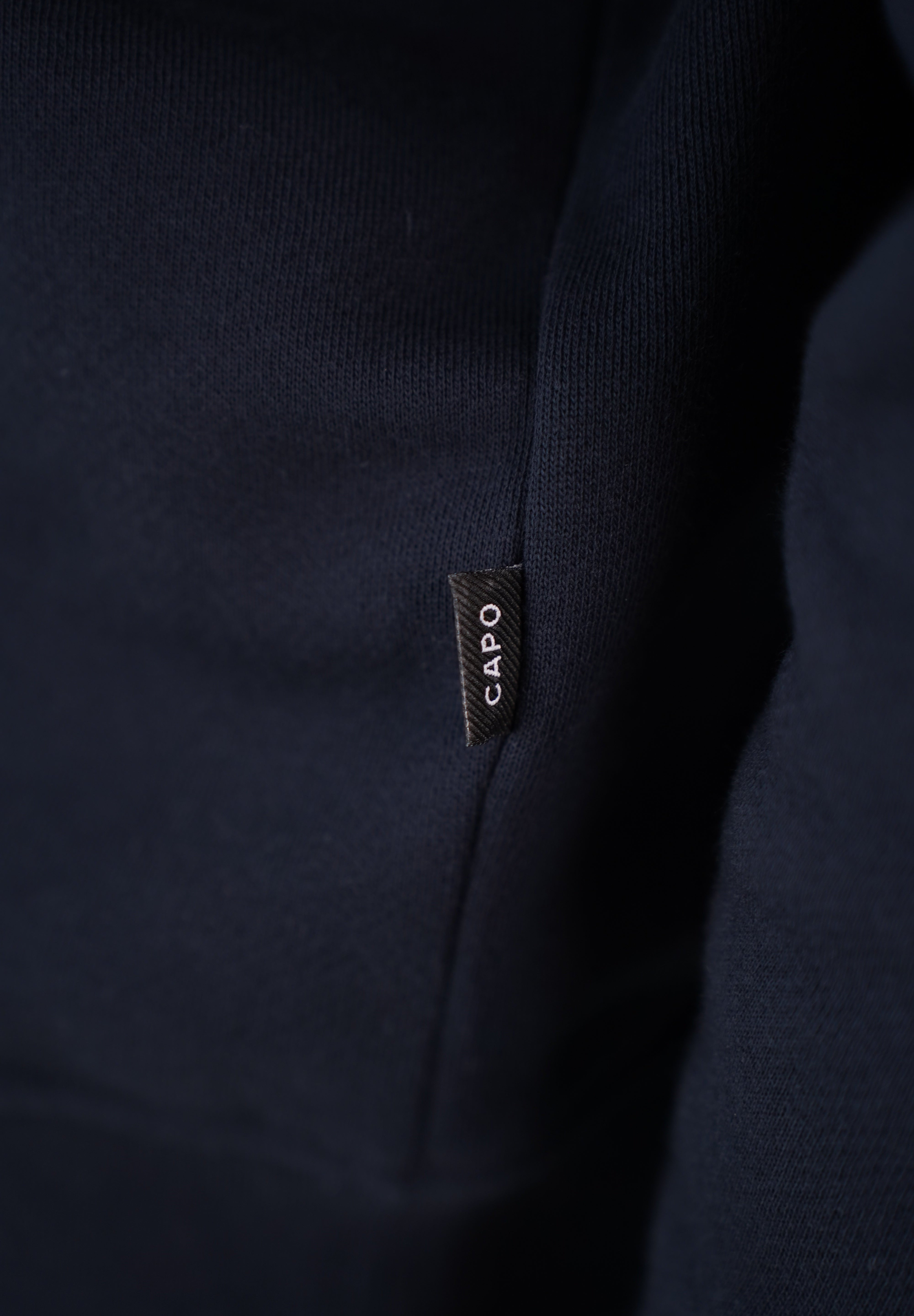 Capo Heavyweight Crew Neck Sweater - Navy