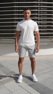 Capo UTILITY Cotton Cargo Short - Light Grey