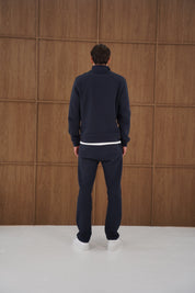 Capo Heavyweight 1/4 Zip Sweatshirt - Navy