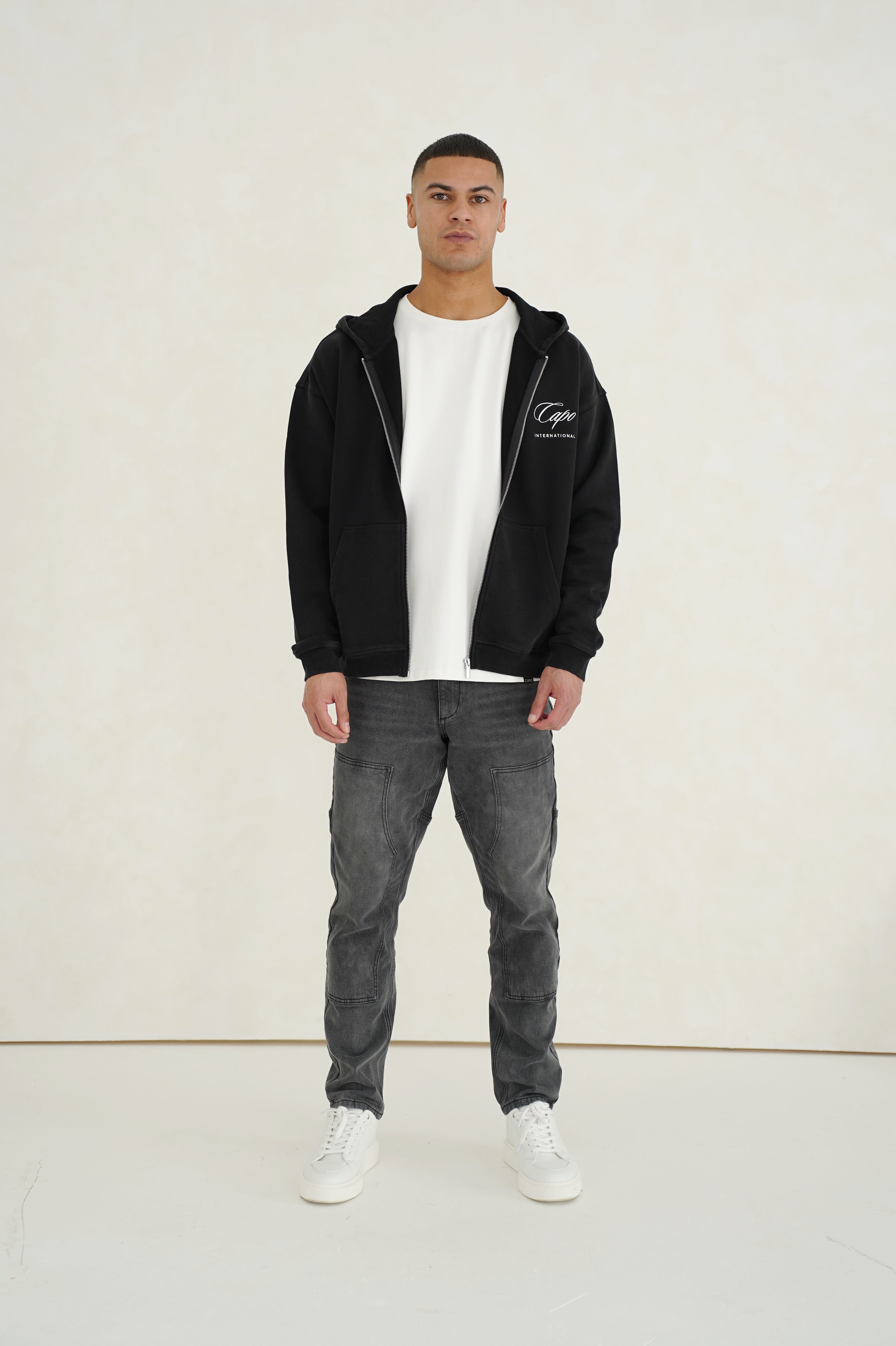 Capo International Full Zip Hoodie - Black