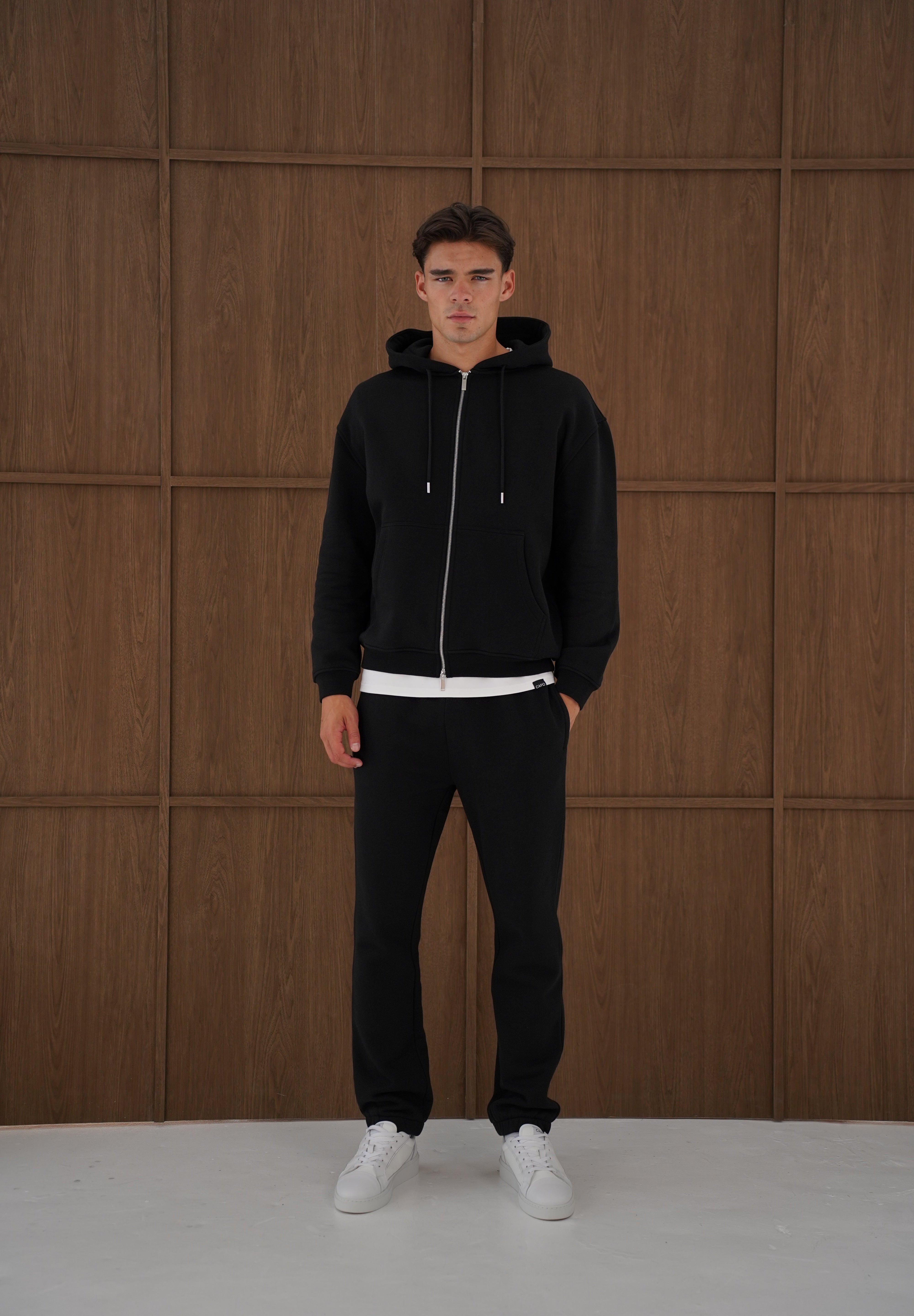 Capo Heavyweight Full Zip Hoodie - Black