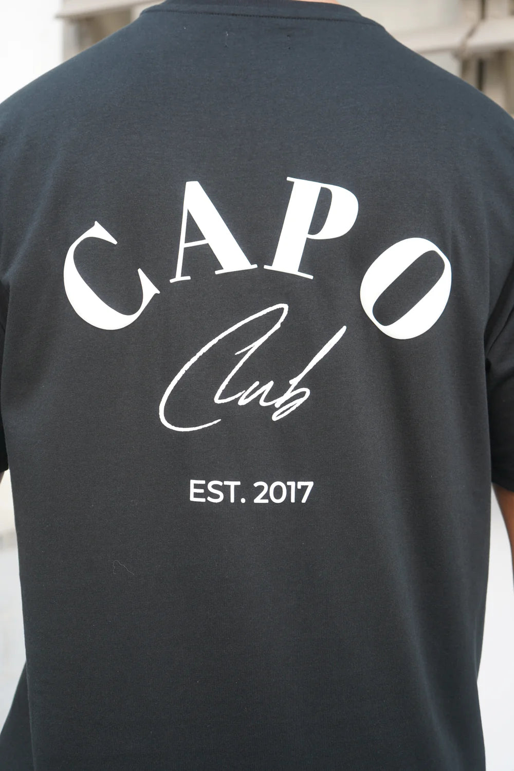 Capo Beach Club T-Shirt - Black/White
